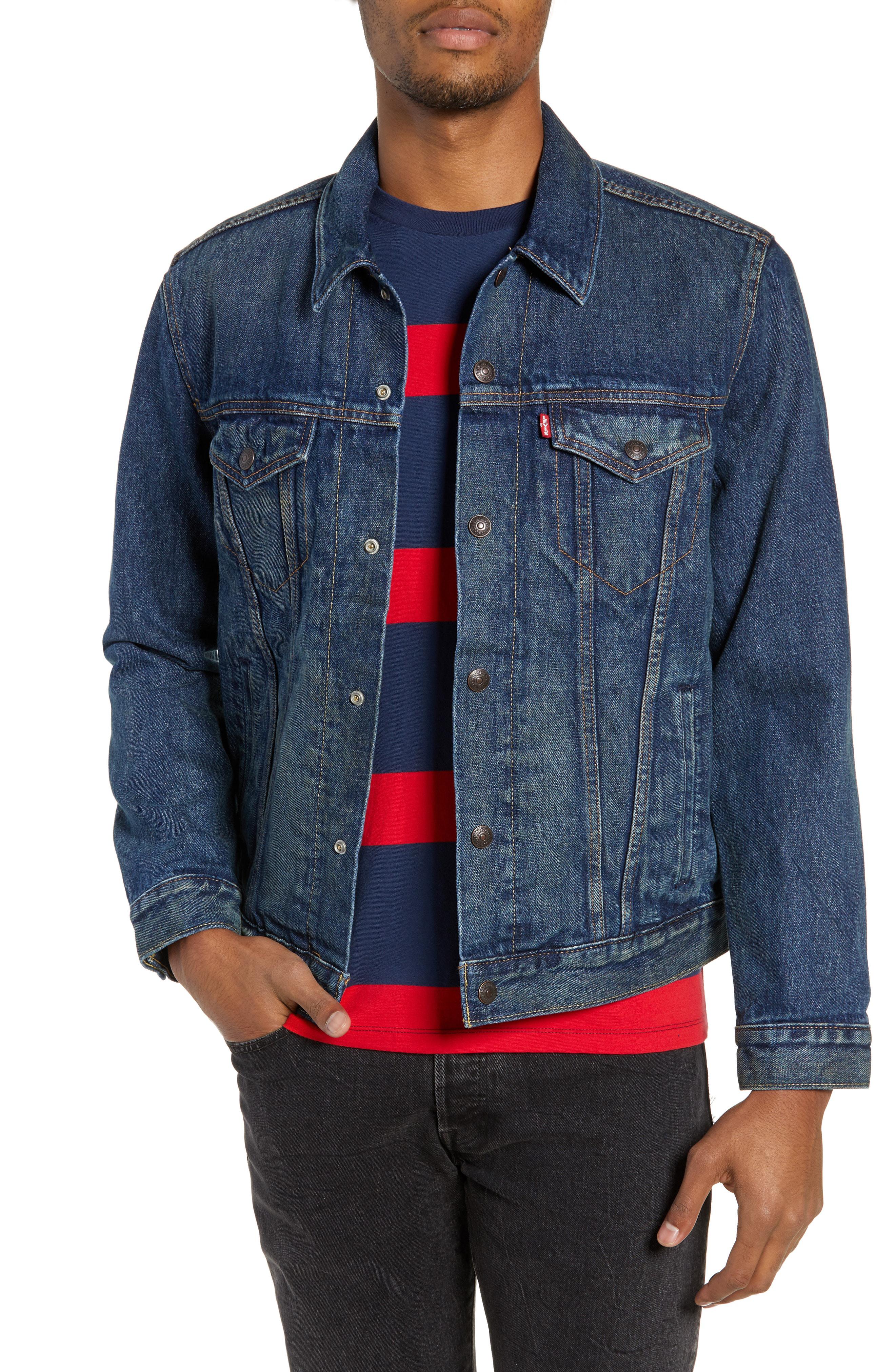 Lyst - Levi's Lined Denim Trucker Jacket in Blue for Men - Save 51%