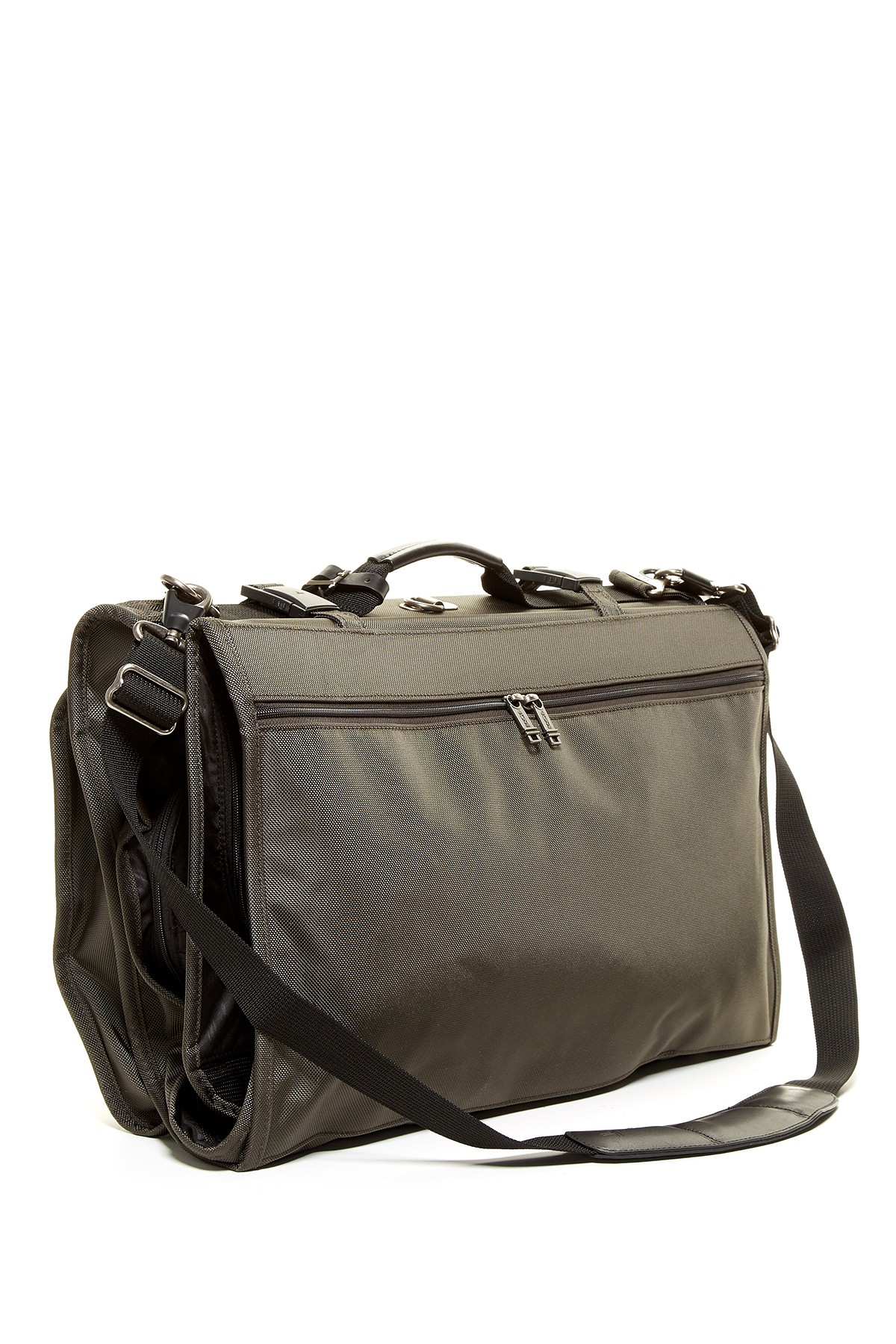 Tumi Leather Tri Fold Garment Bag IUCN Water
