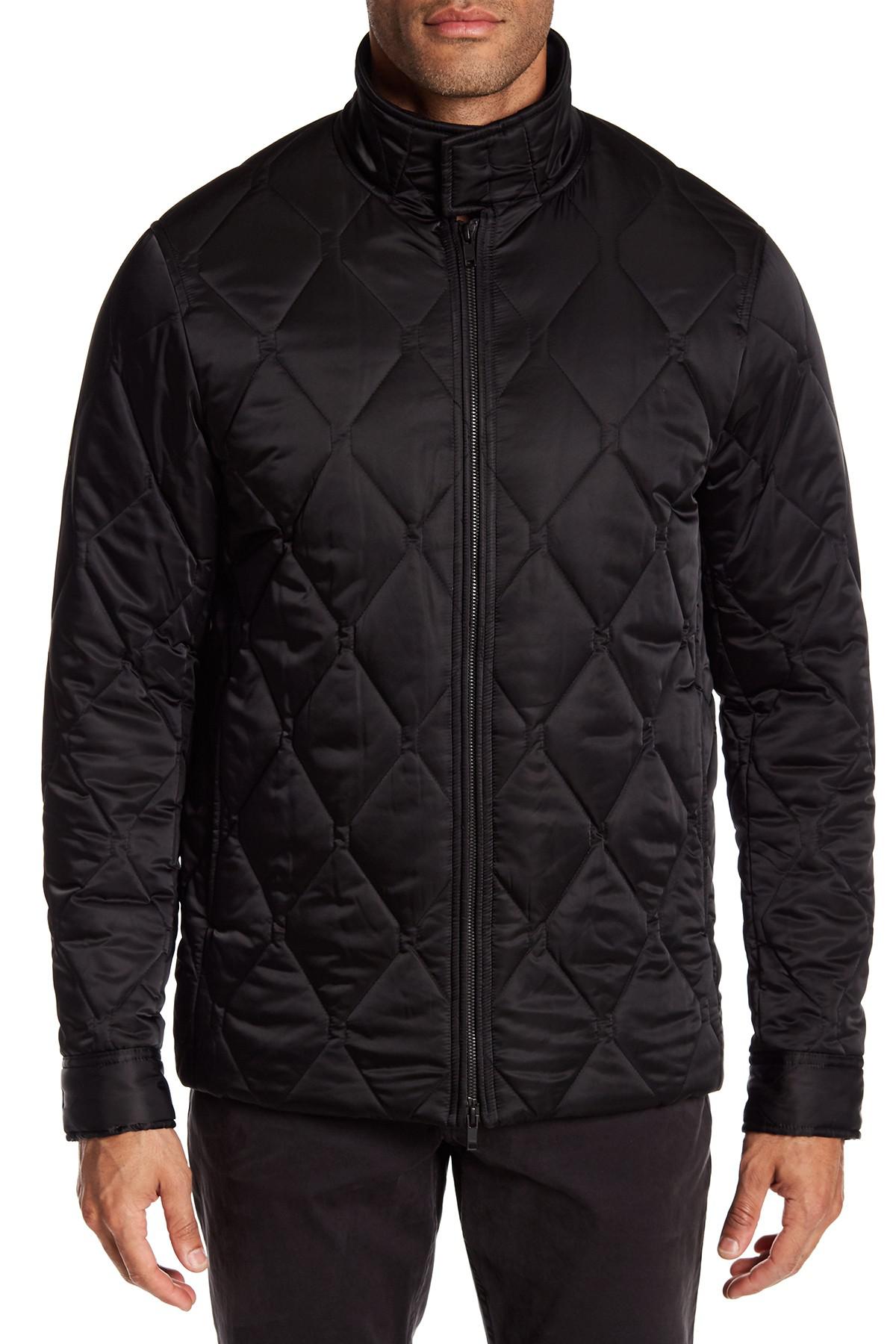 Lyst - Theory Berli-torne Quilted Jacket in Black for Men