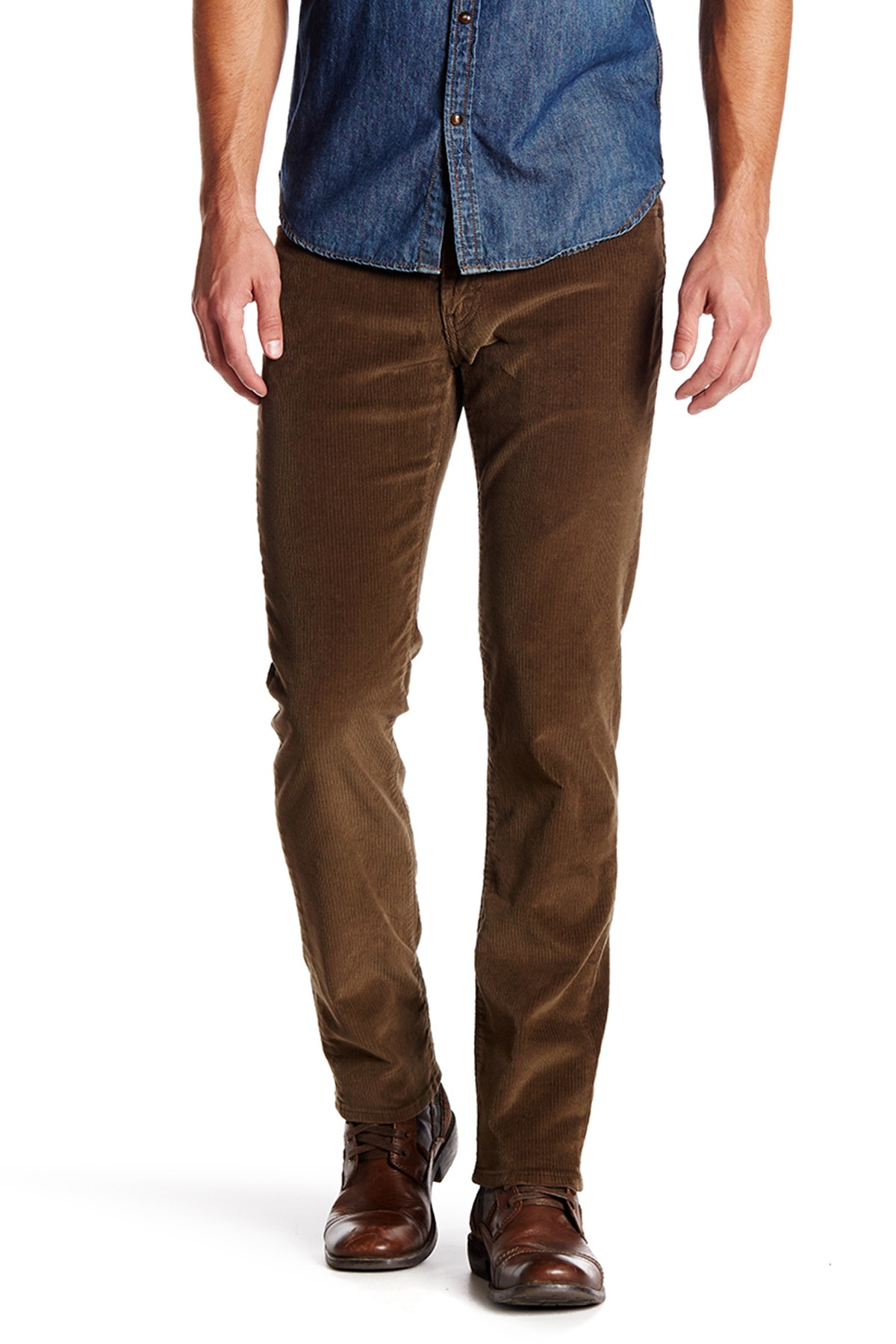 Levi's 511 Slim Fit Bittersweet Rinse Corduroy Pant in Brown for Men ...