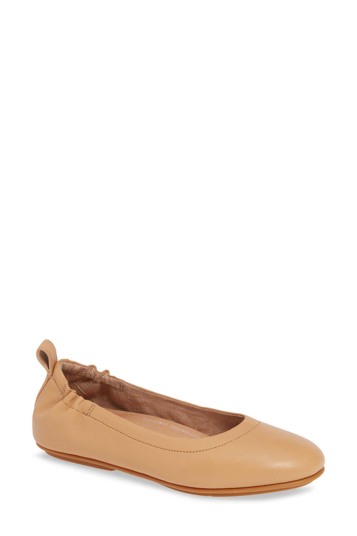 allegro leather ballet flats