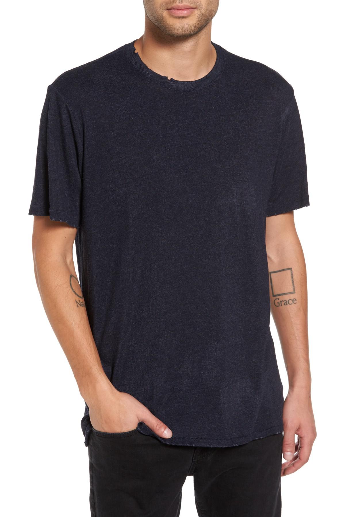 treasure bond NAVY PEACOAT Core Crewneck T shirt