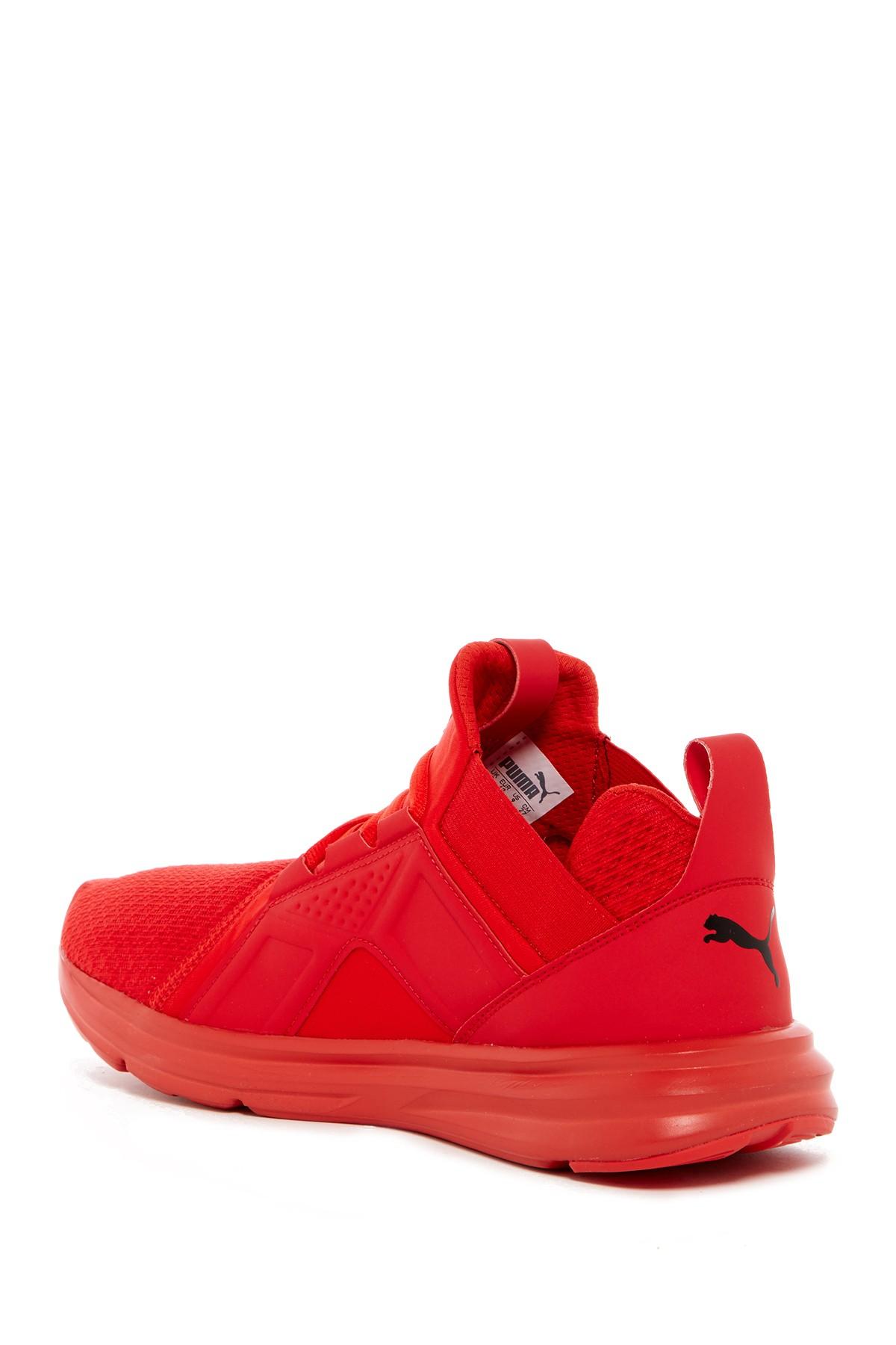 puma slip ons kids red