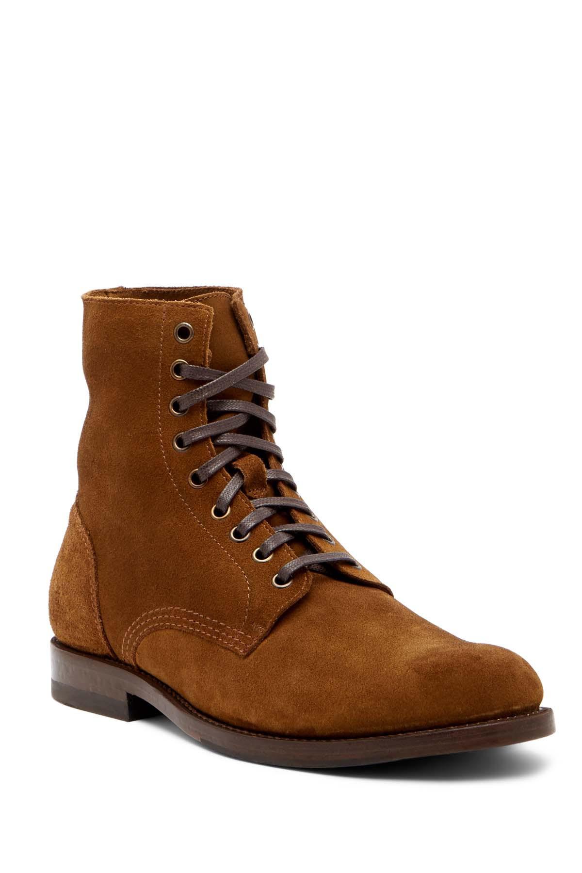 Lyst - Frye Will Lace-up Suede Boot in Brown for Men