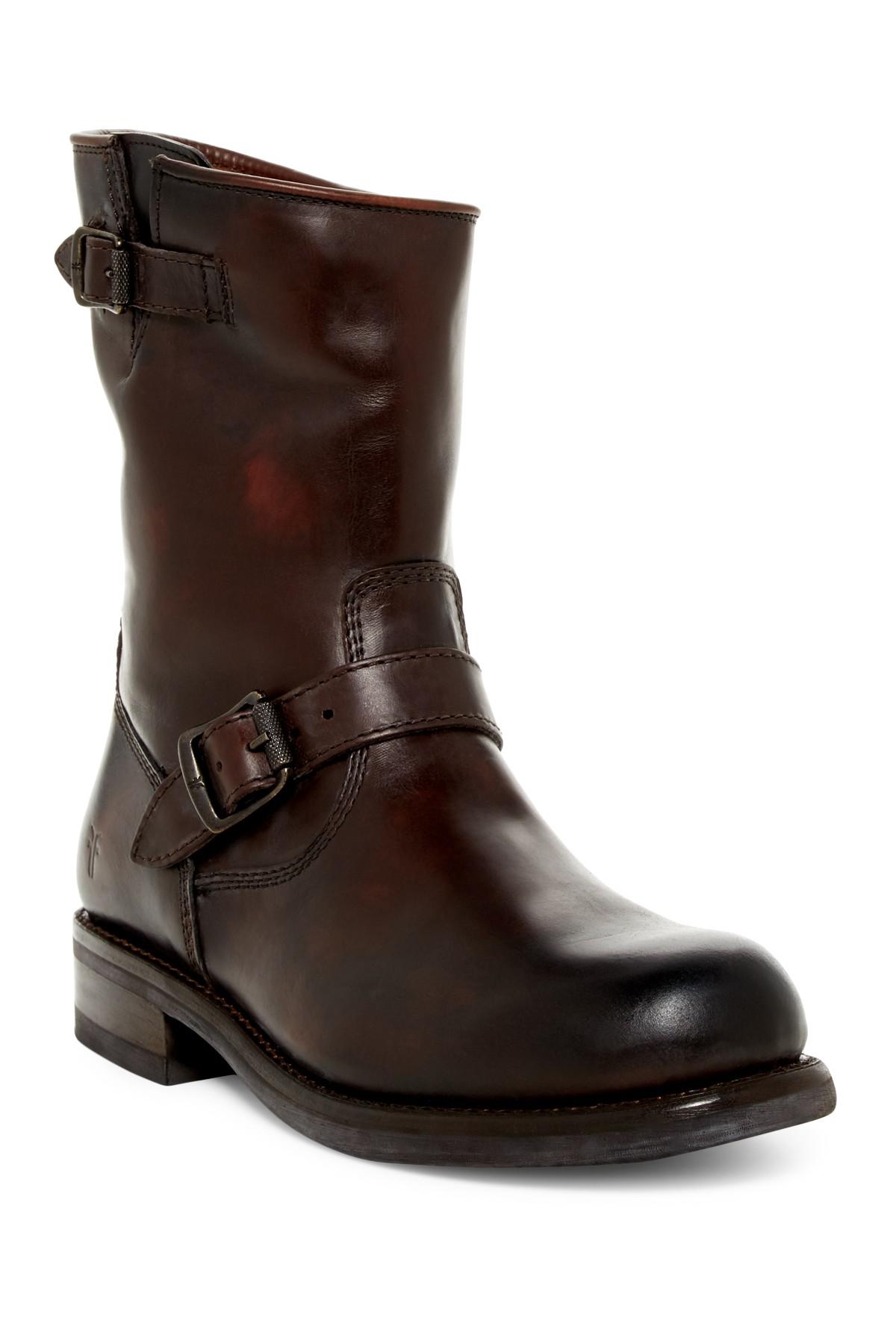 frye mens engineer boots