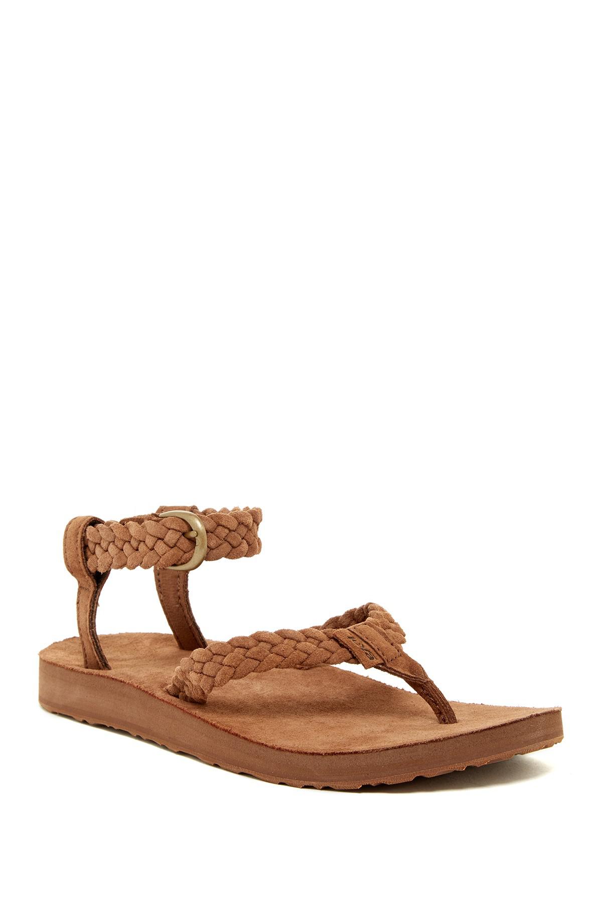 teva suede braided sandals