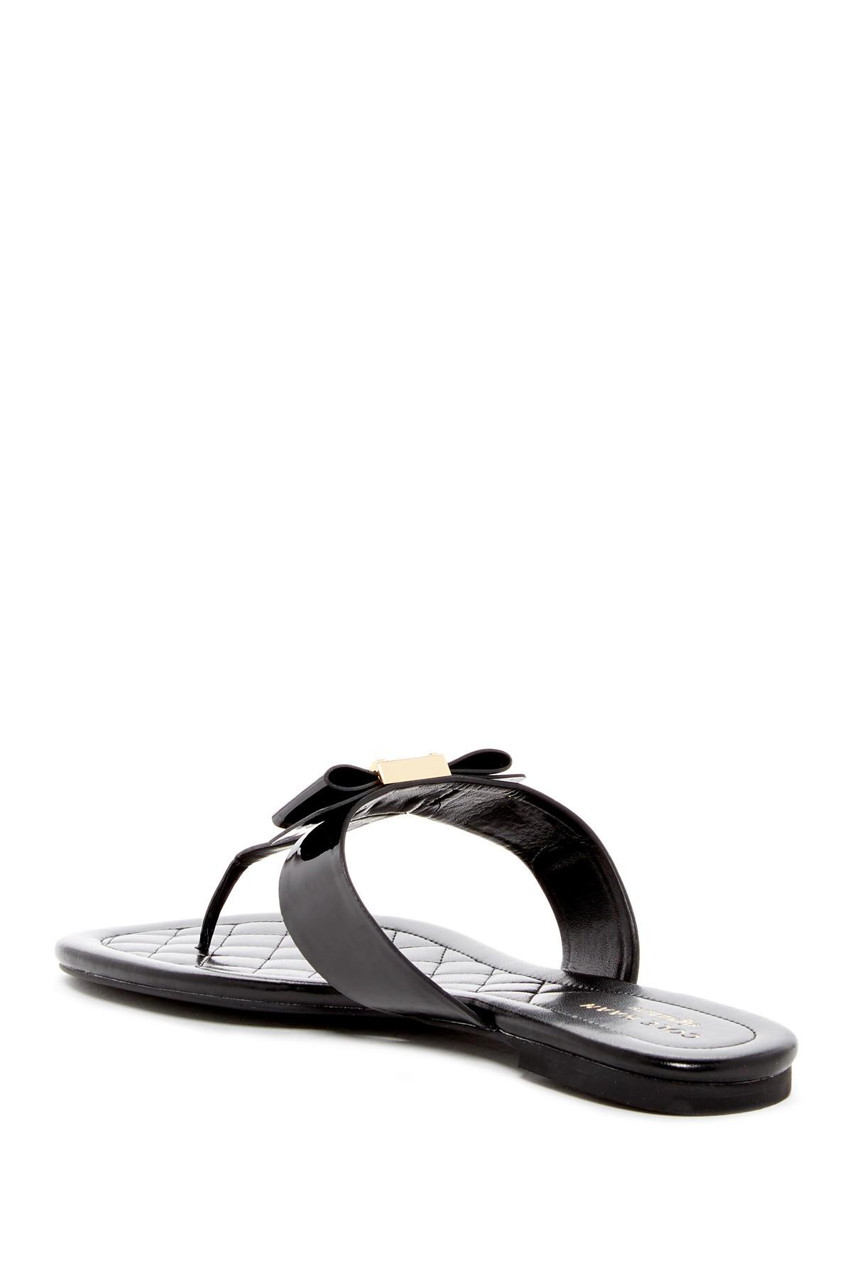 Lyst Cole Haan Tali  Bow Sandal  in Black