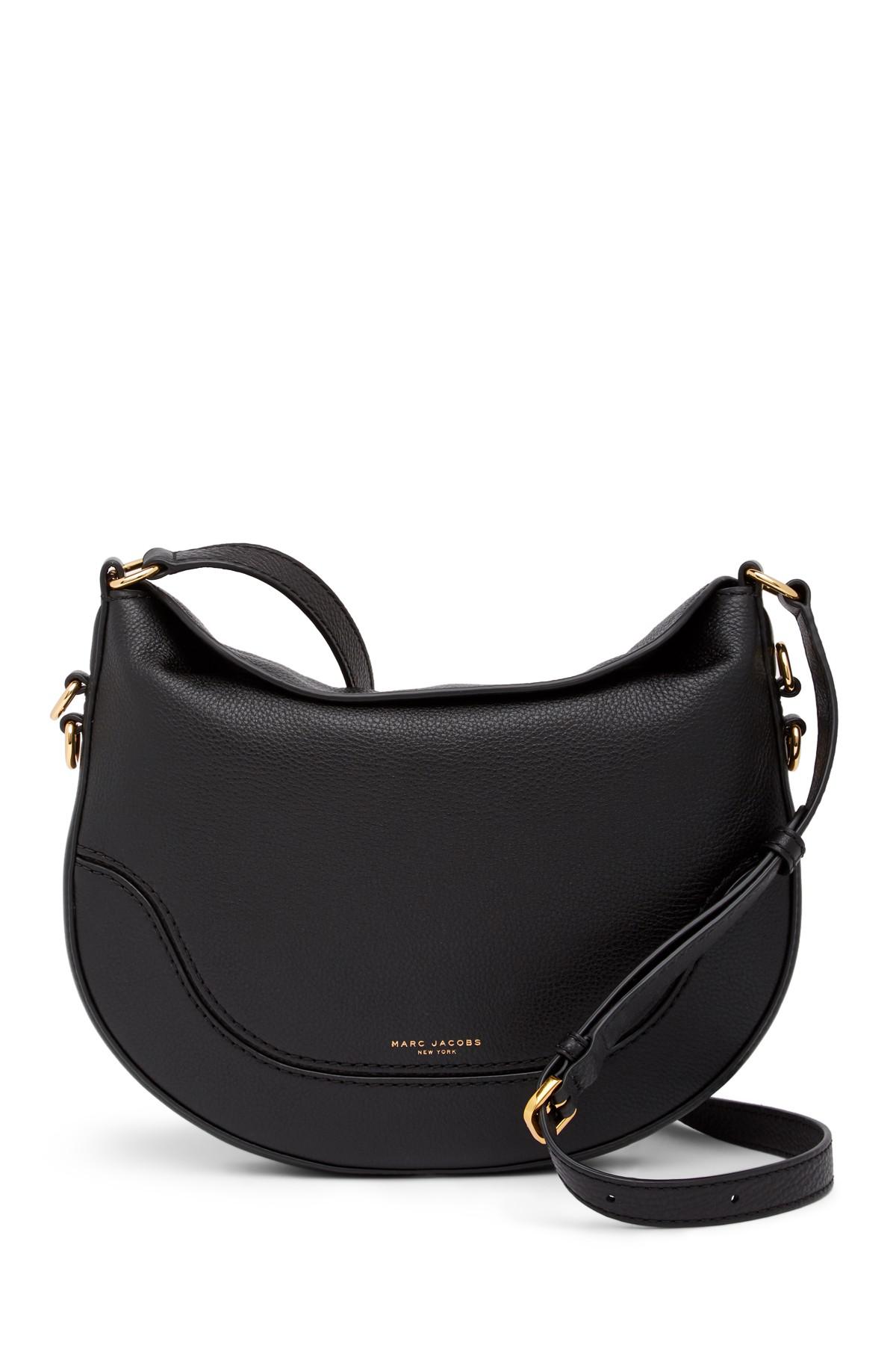 Marc Jacobs Black Crossbody Bag Leather Literacy Basics