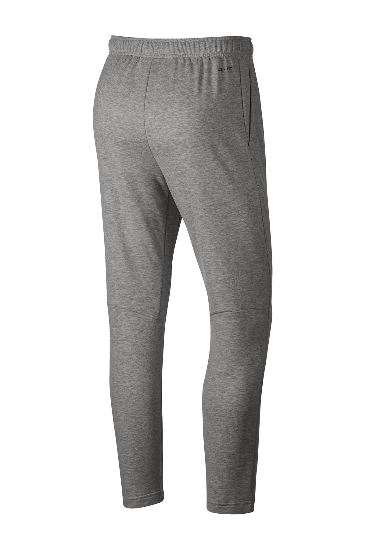 Nike Fleece Dri-fit Training Sweatpants in dk Grey Heather/Black (Gray ...