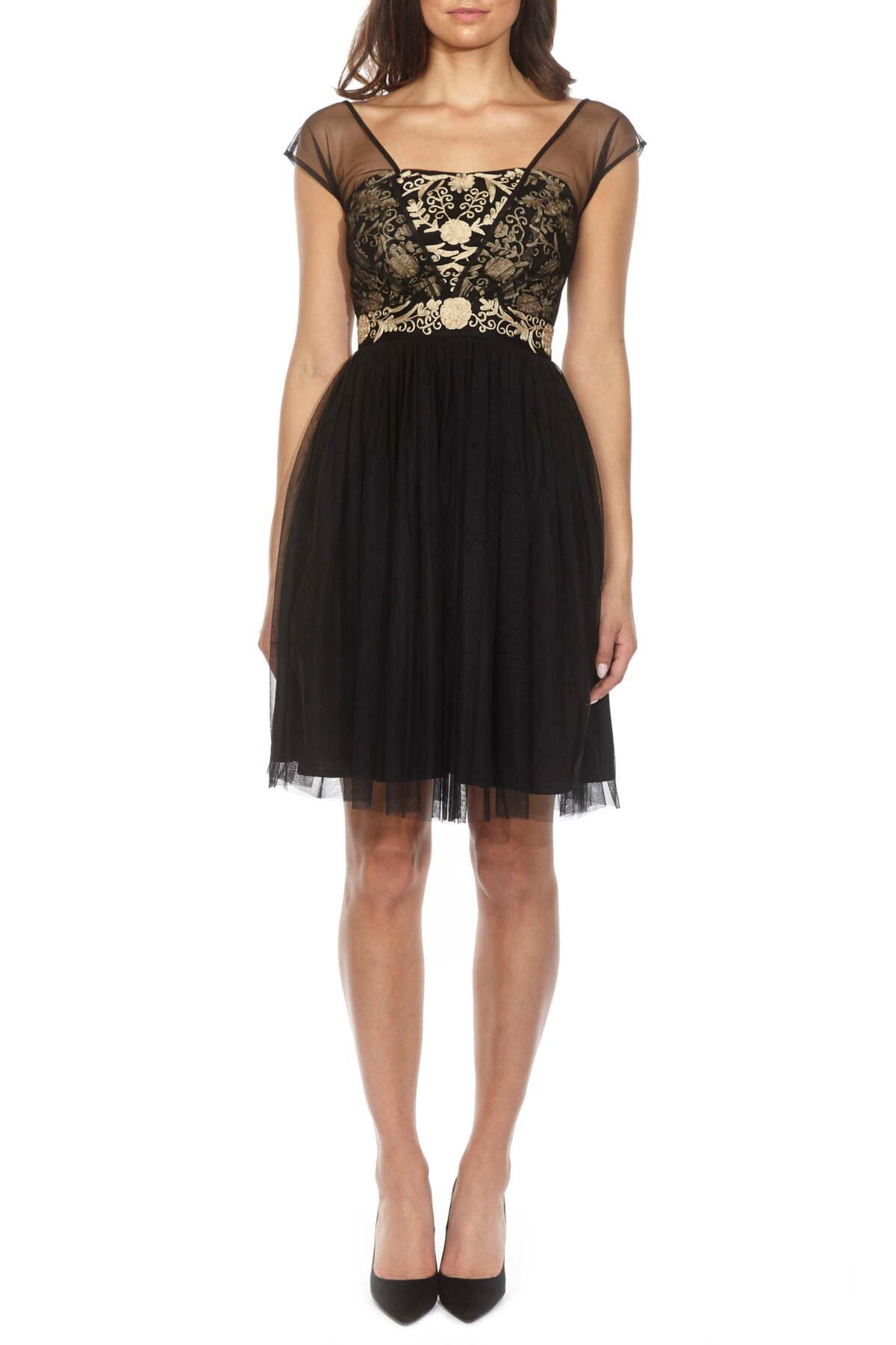 lace beads kleid