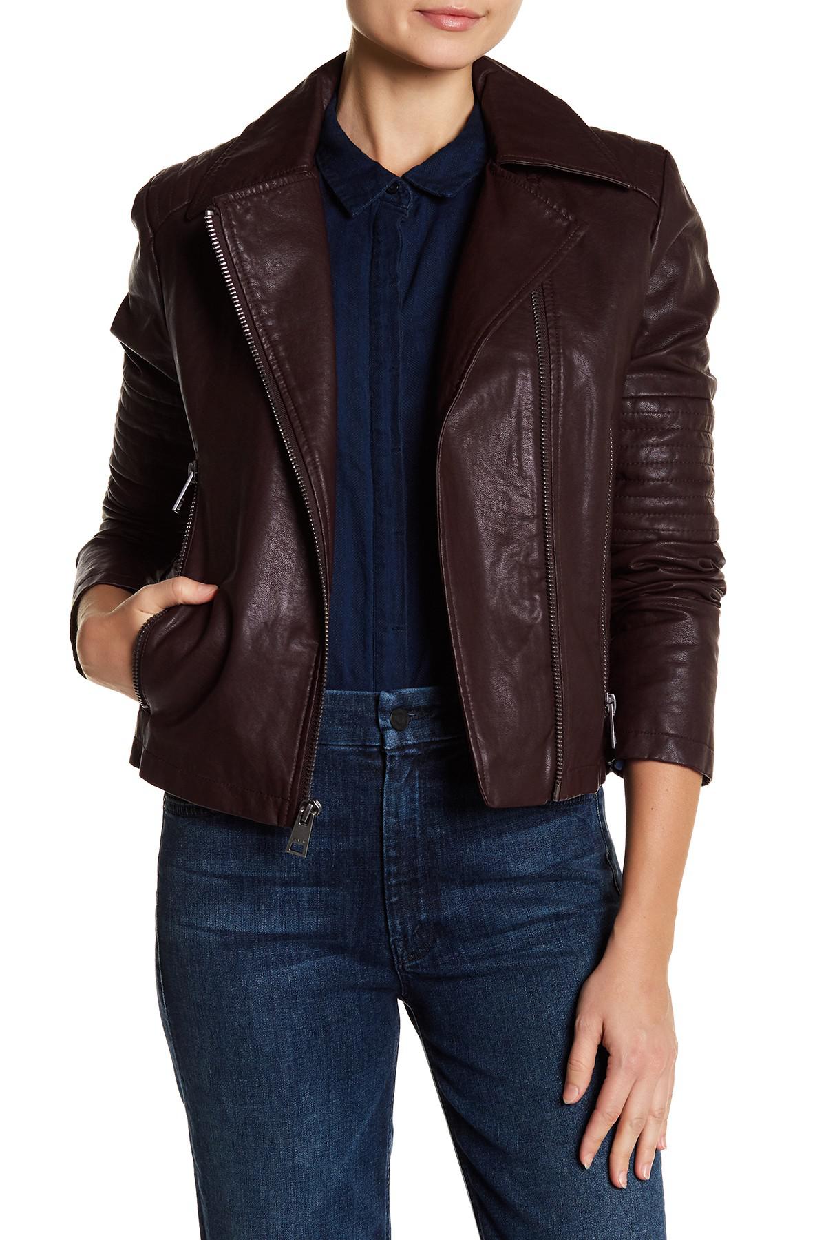 Lyst Levi S Faux Leather Asymmetrical Moto Jacket Gallery