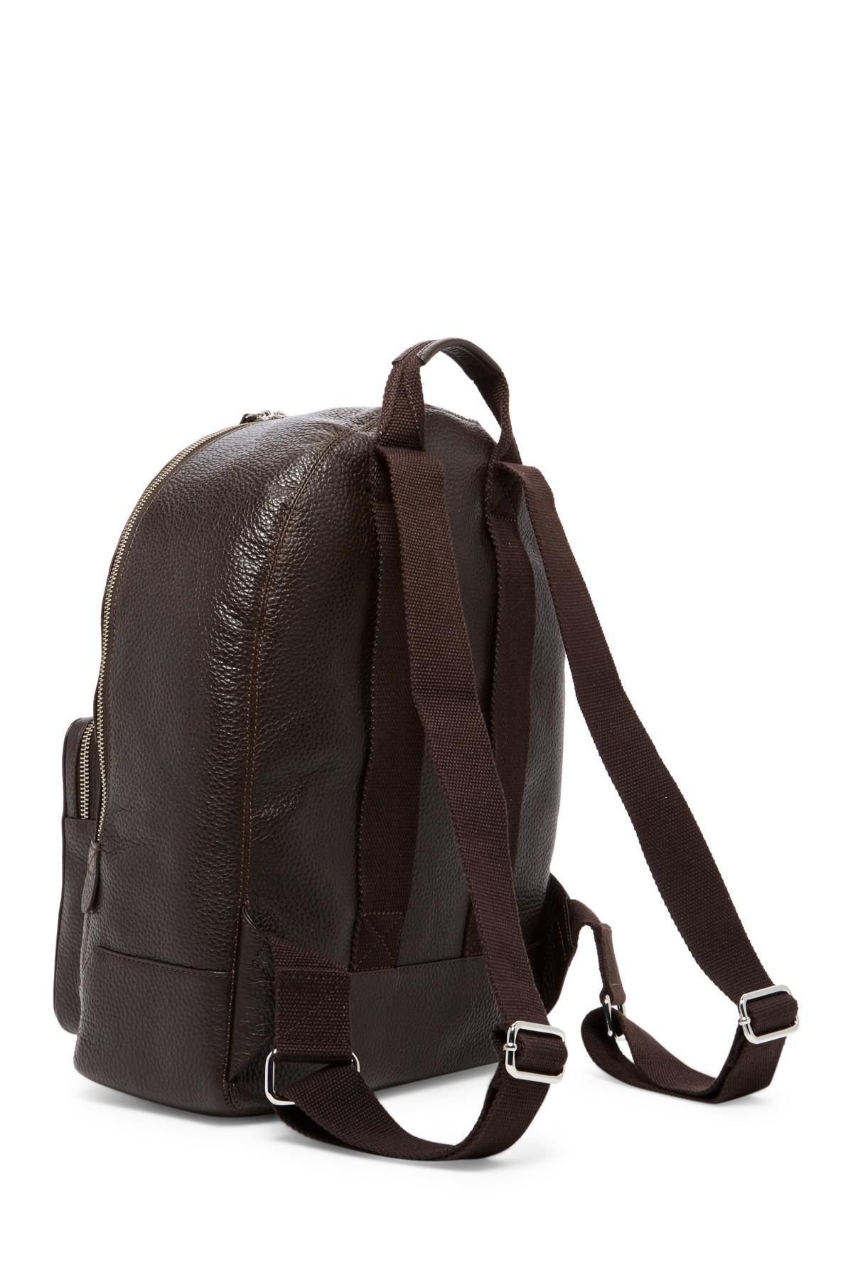 Lyst - Cole Haan Leather Backpack In Brown For Men