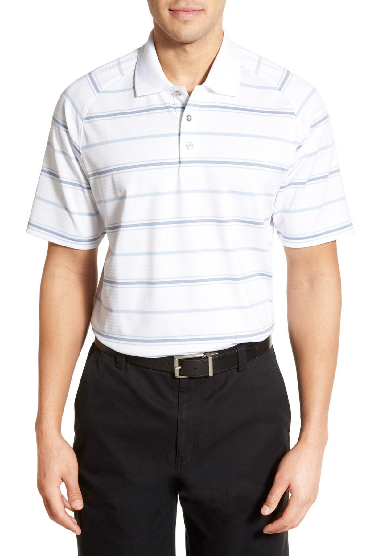 Lyst Lone Cypress Pebble Beach Stripe Moisture Wicking Golf Polo Gallery