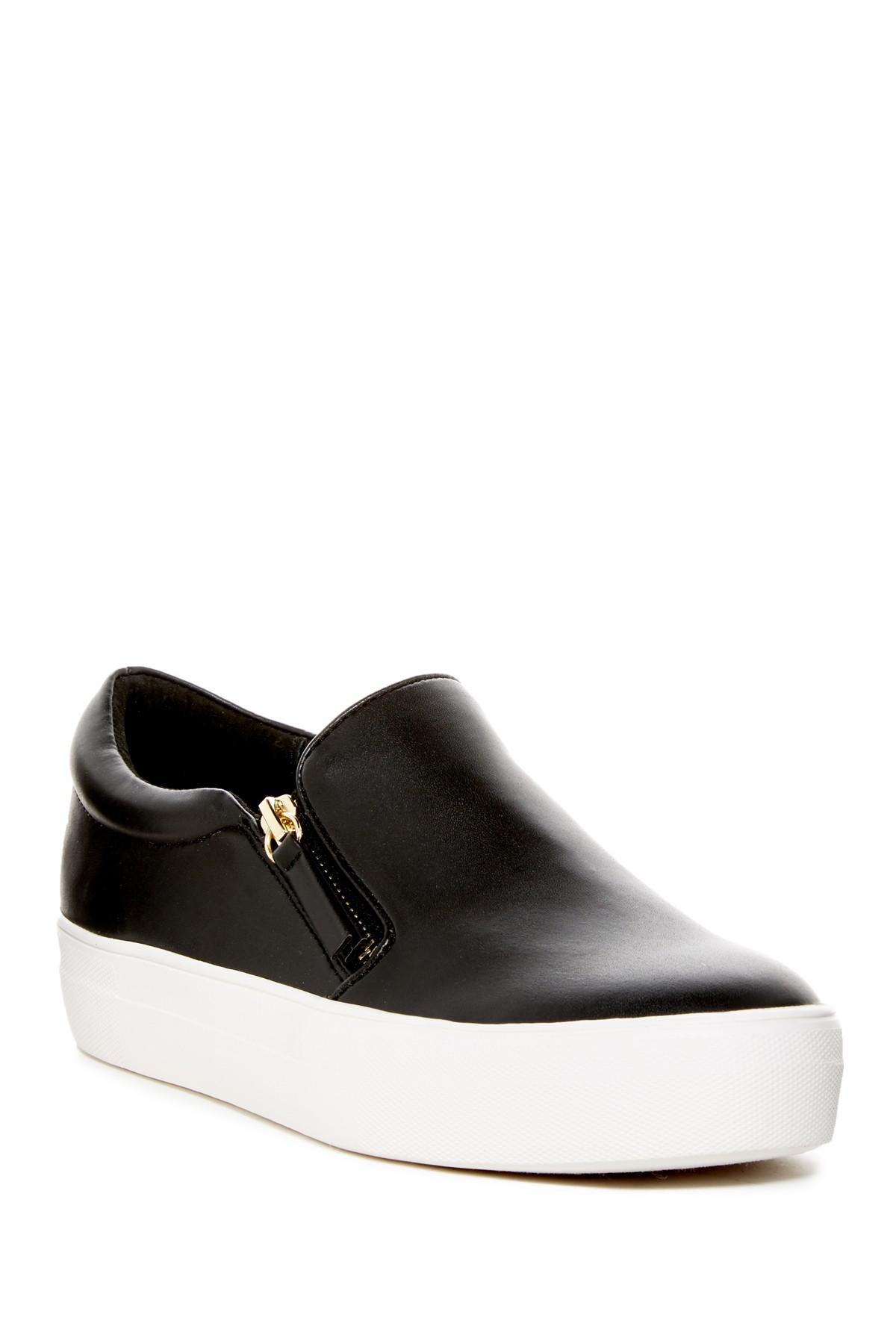 steve madden glaammar zip platform sneaker