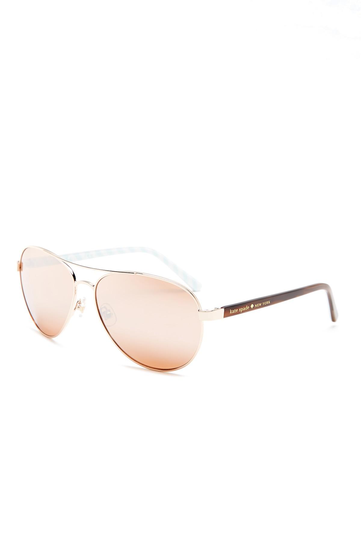 Lyst Kate Spade 58mm Blossom Aviator Sunglasses 2612