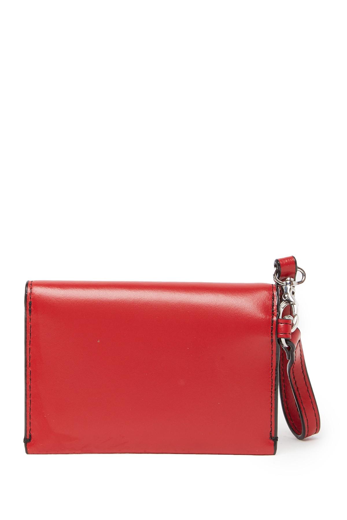 Lodis Audry Key Chain Wristlet Card Pouch in Red - Lyst