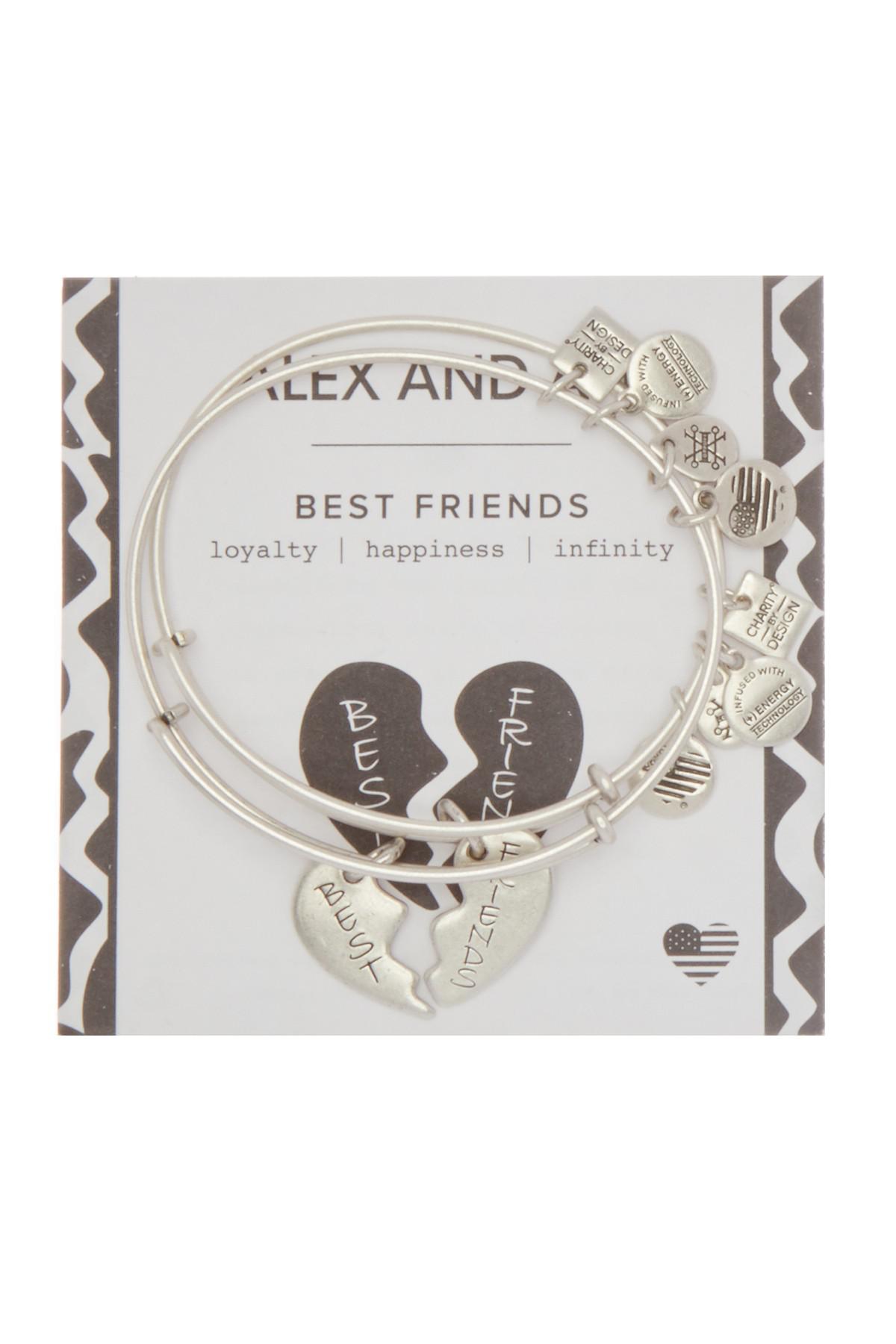 Lyst Alex And Ani Charity By Design Best Friend Charm Bracelet In View Fullscreen