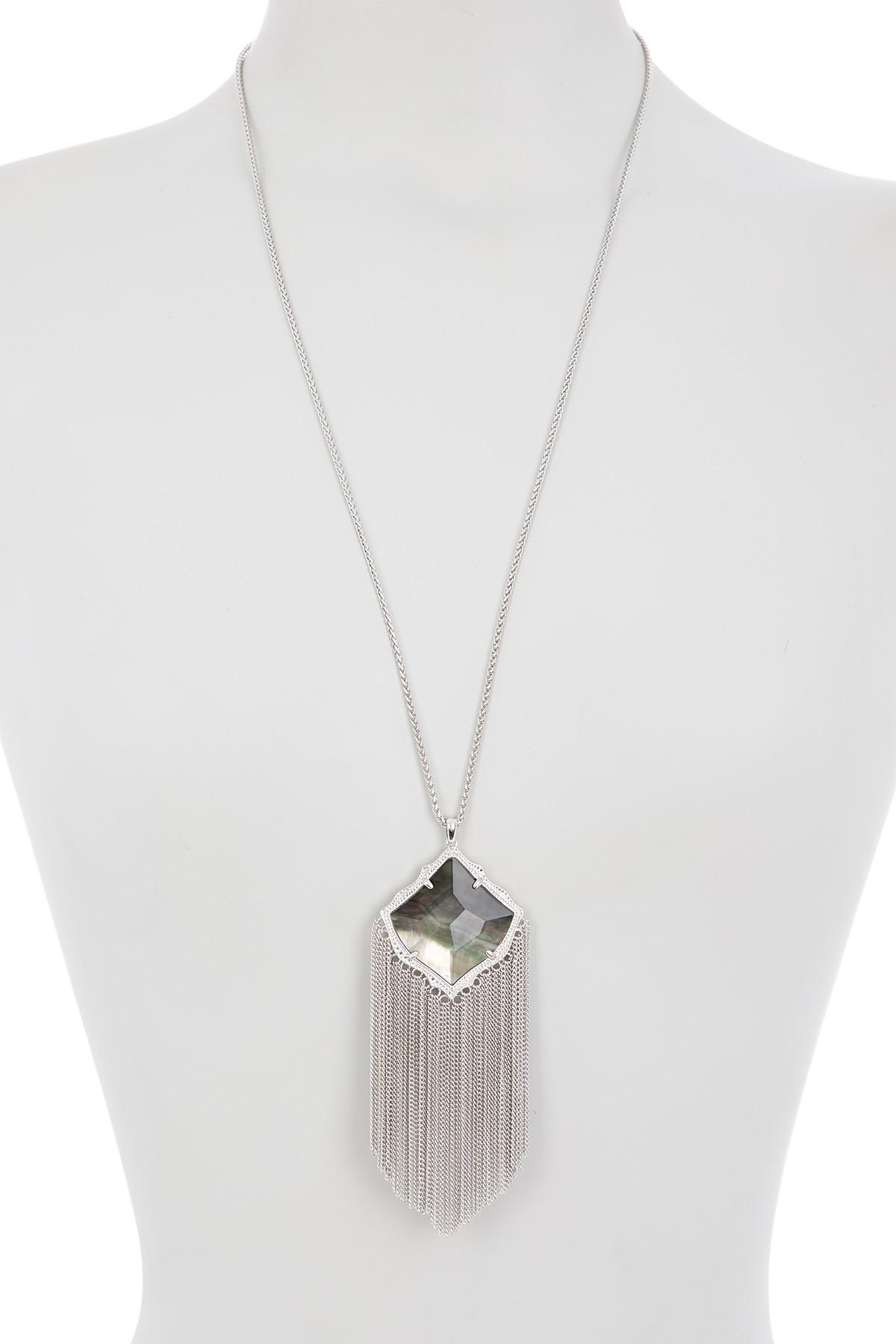 Lyst - Kendra Scott Kingston Pendant Necklace In Metallic