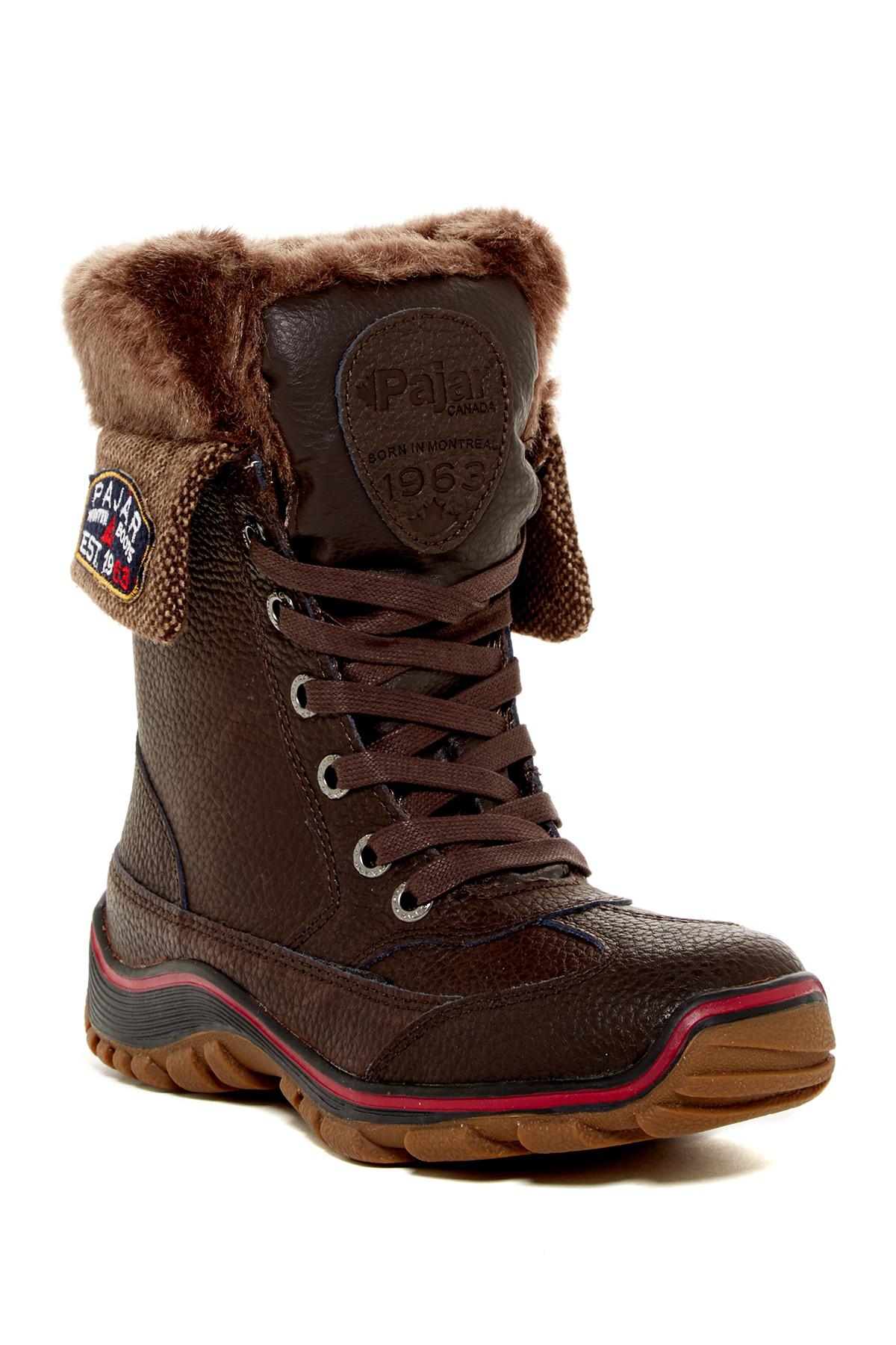 pajar temoen faux fur lined waterproof boot
