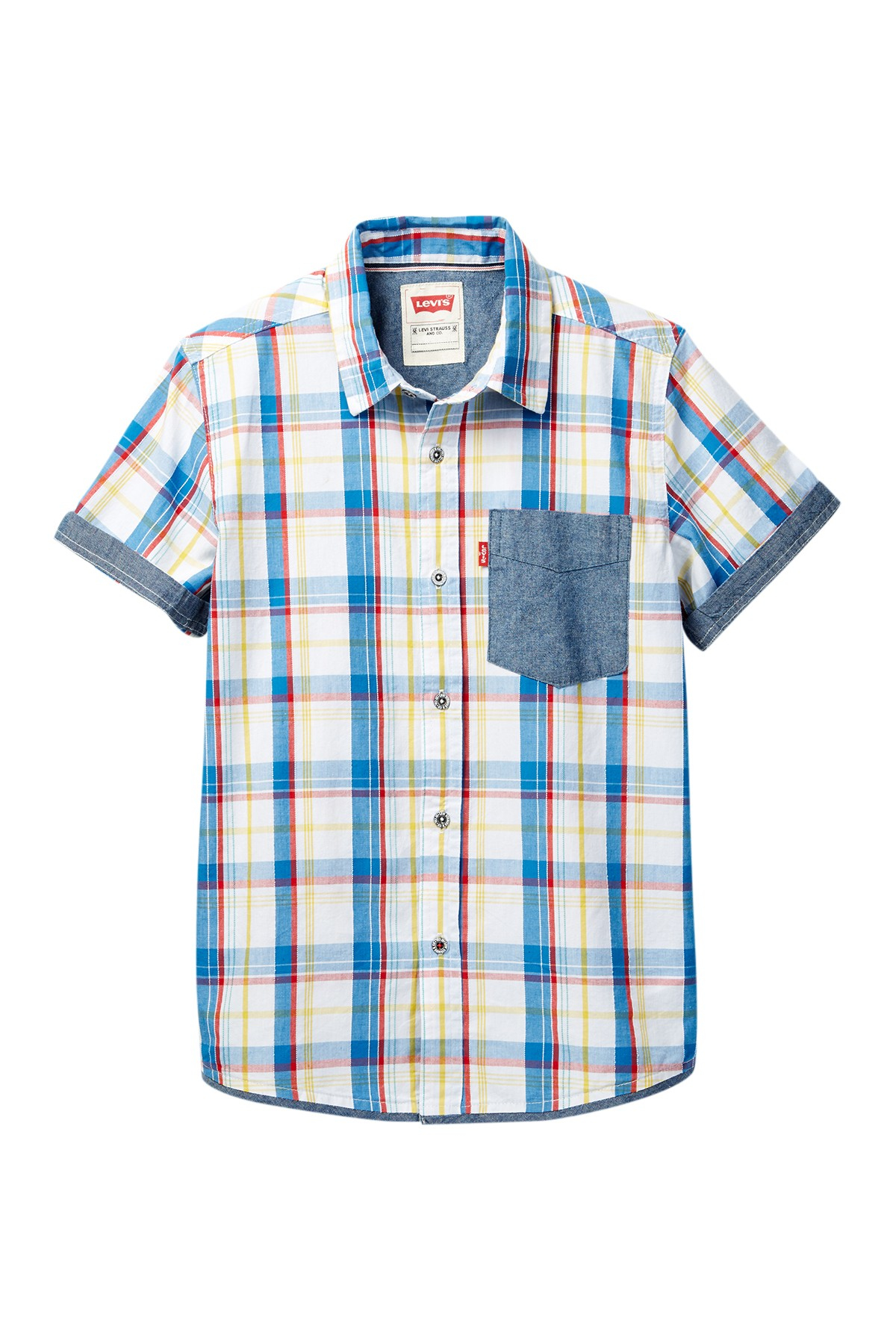 levi s willow one pocket shirt big boys in blue for lyst levi s willow one pocket shirt big boys in blue for lyst