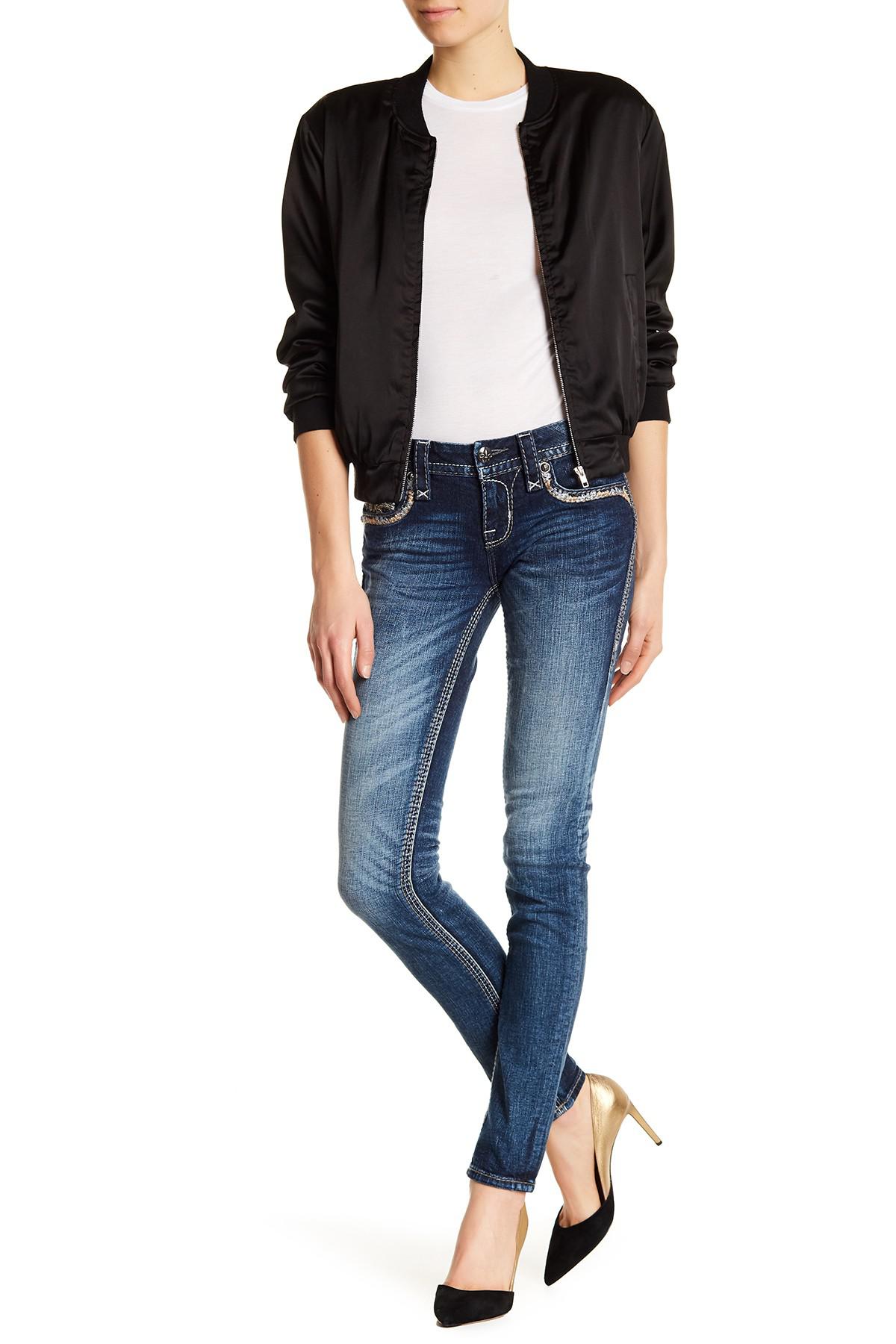 Lyst Rock  revival Xia Skinny  Jeans in Blue