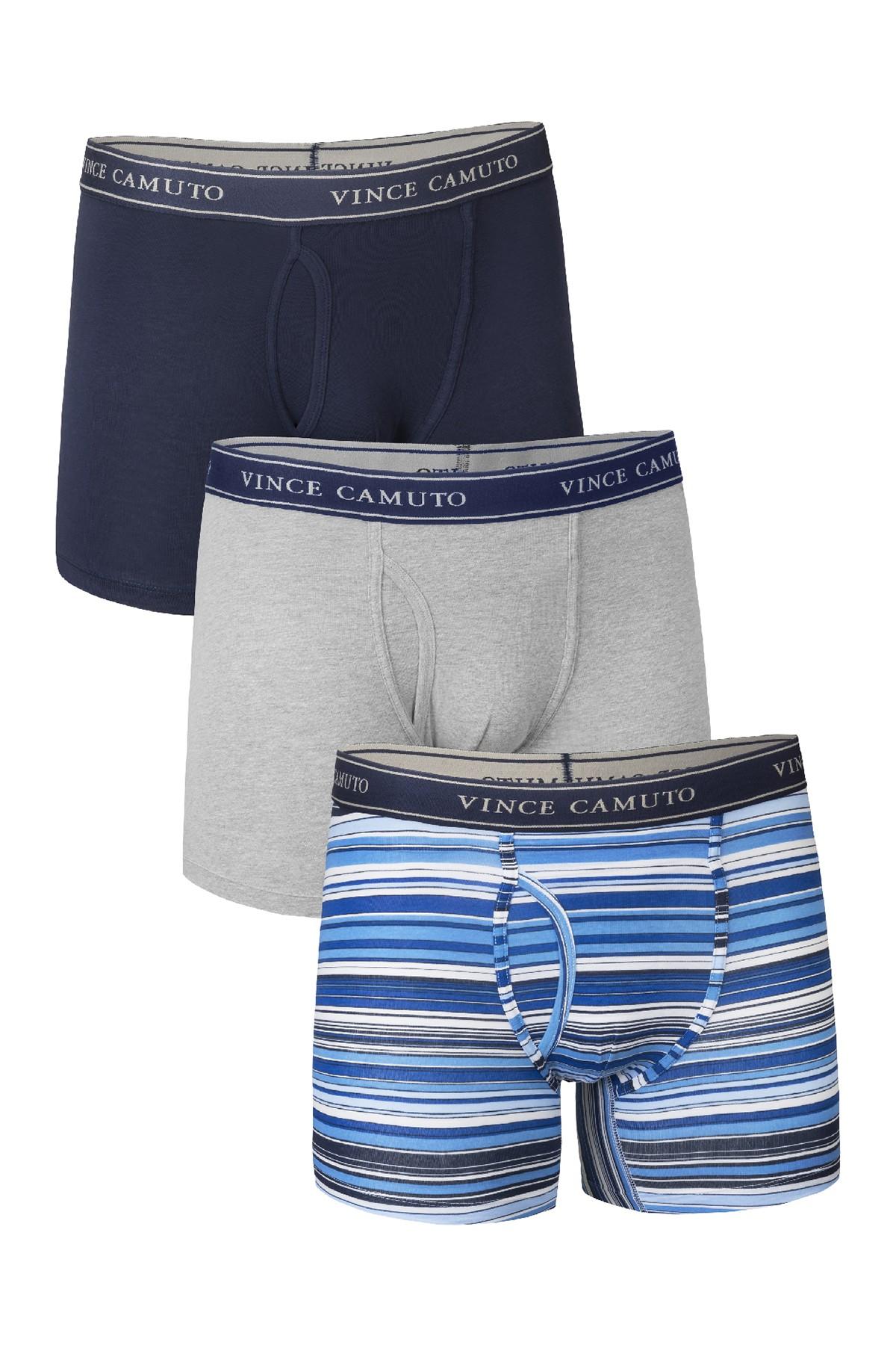 Vince Camuto Boxer Briefs - Pack Of 3 in Blue for Men - Lyst