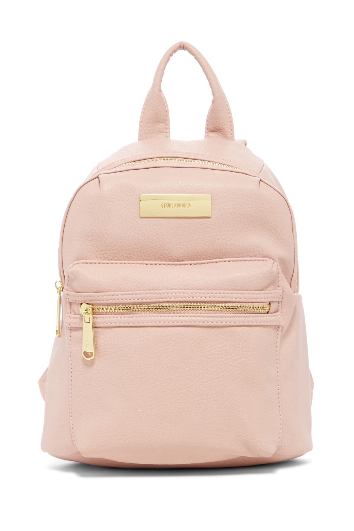 steve madden blush pink backpack