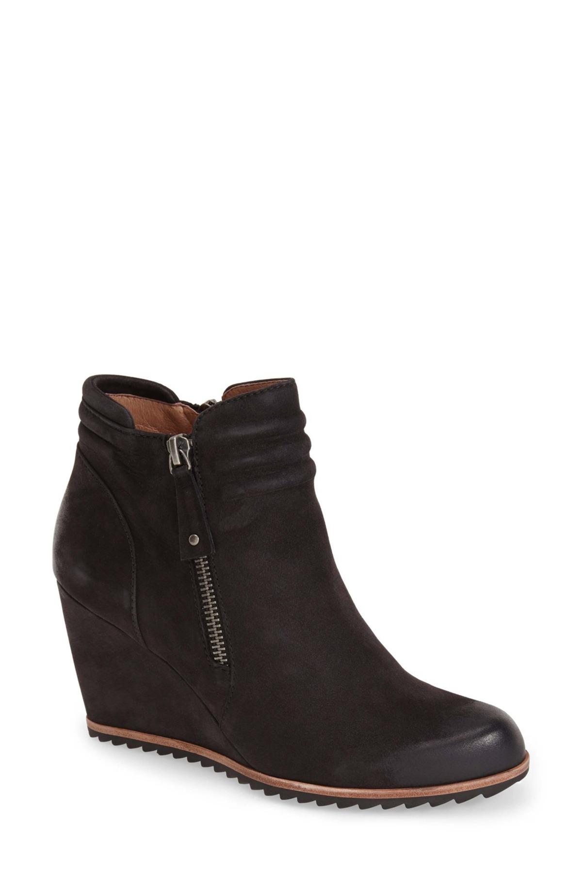 Biala �ashton� Wedge Ankle Bootie (women) in Black Lyst