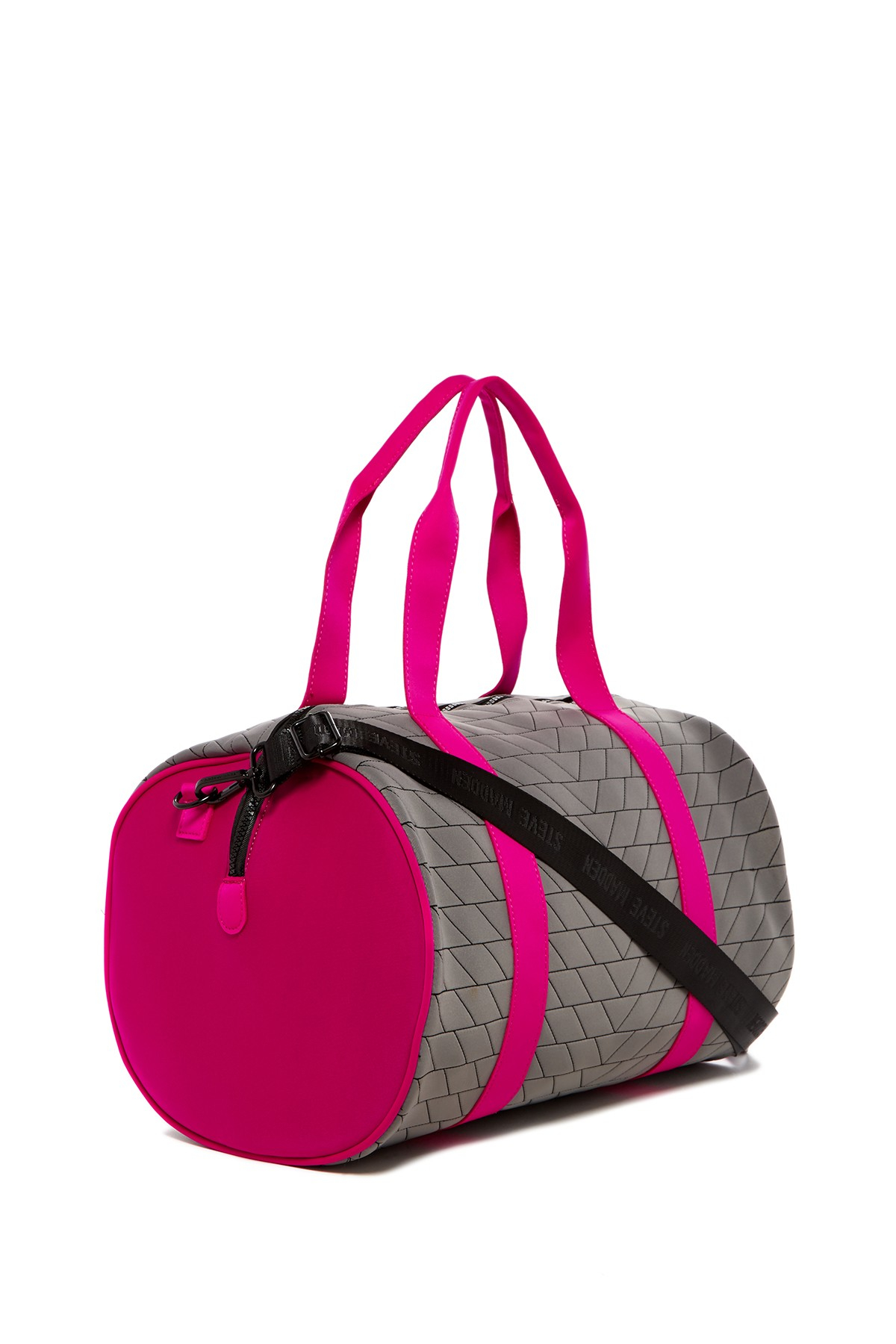 steve madden duffle bag pink