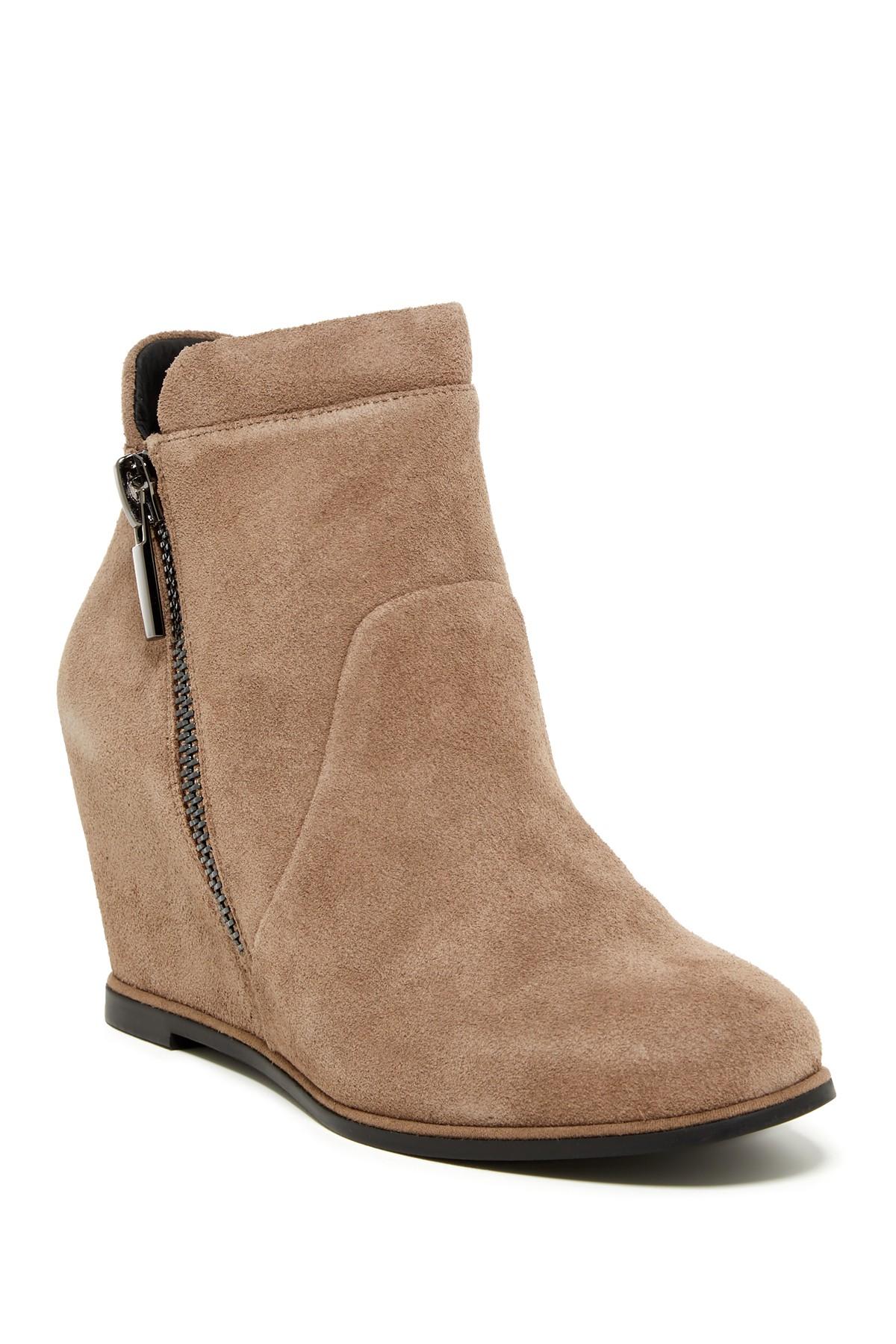 Lyst - Kenneth cole Vivian Wedge Boot in Brown