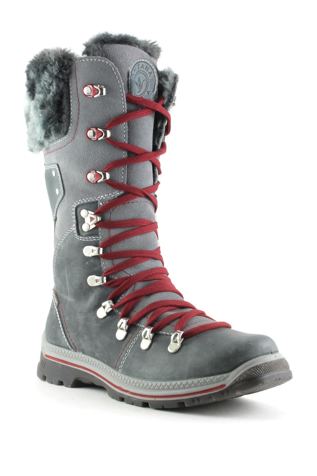 Lyst - Santana Canada Melita Faux Fur Lined Waterproof Boot in Gray