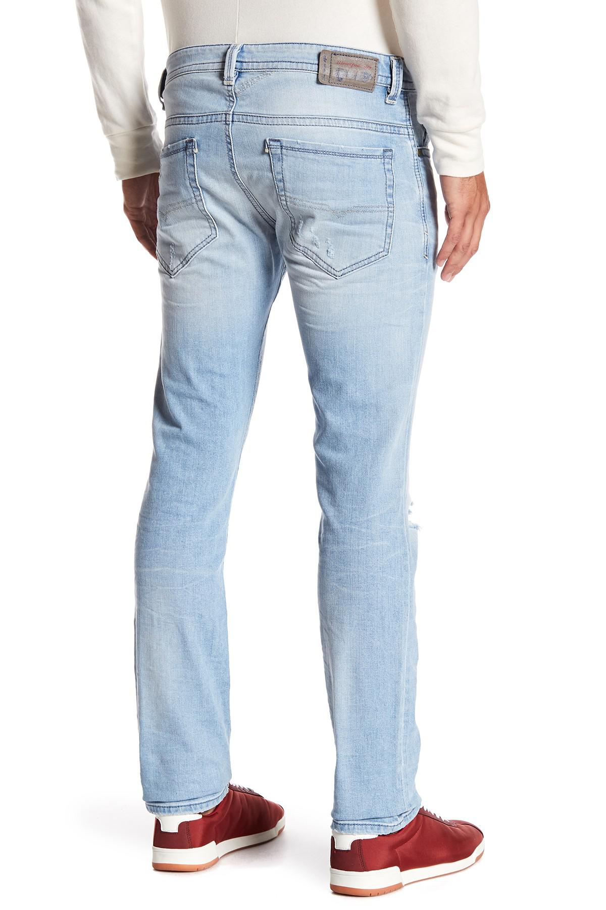 Lyst - Diesel Thavar Slim Skinny Jeans in Blue for Men