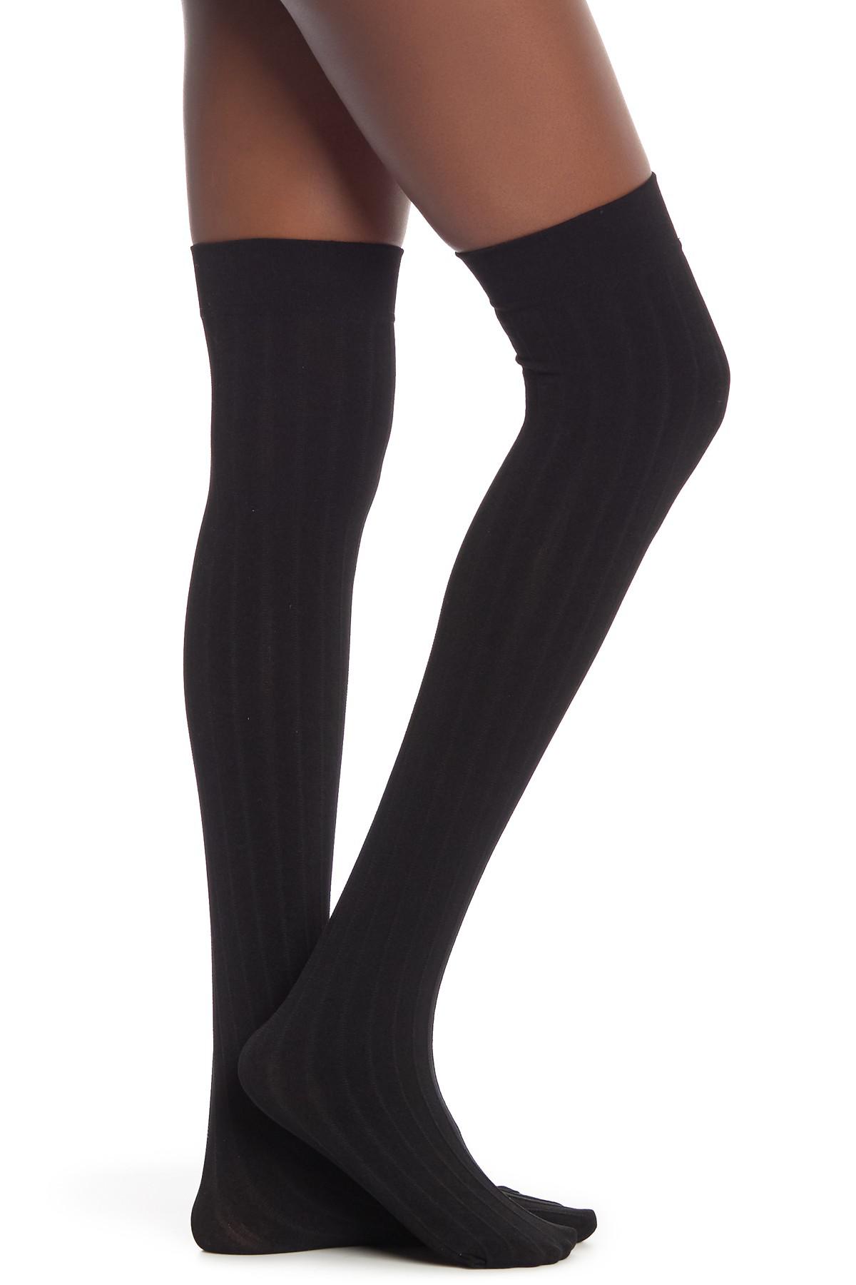 Steve Madden Over The Knee Length Socks Pack Of 4 in Black Lyst