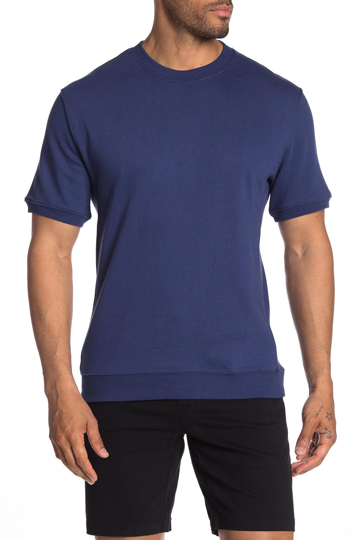 slate blue t shirt