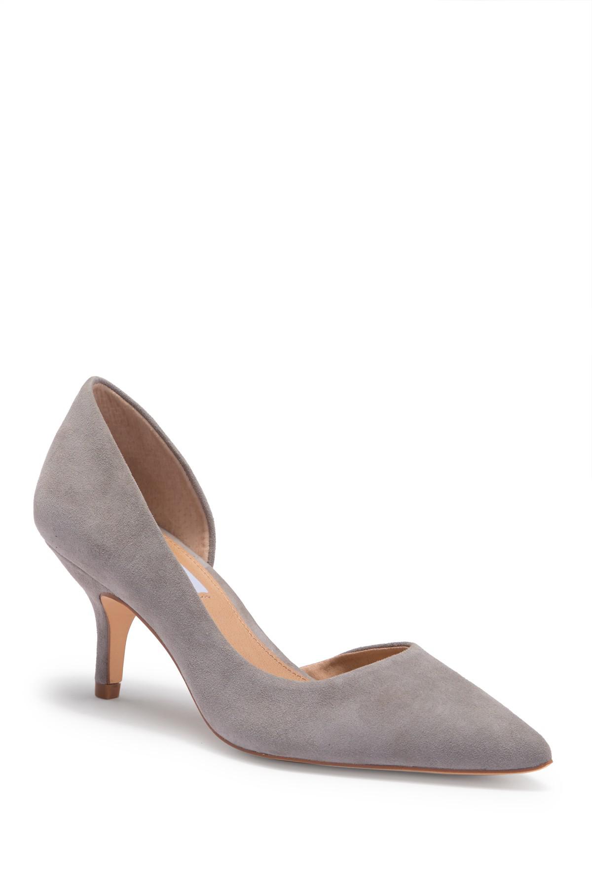 Lyst - Steve Madden Flory Kitten Heel Pump in Gray