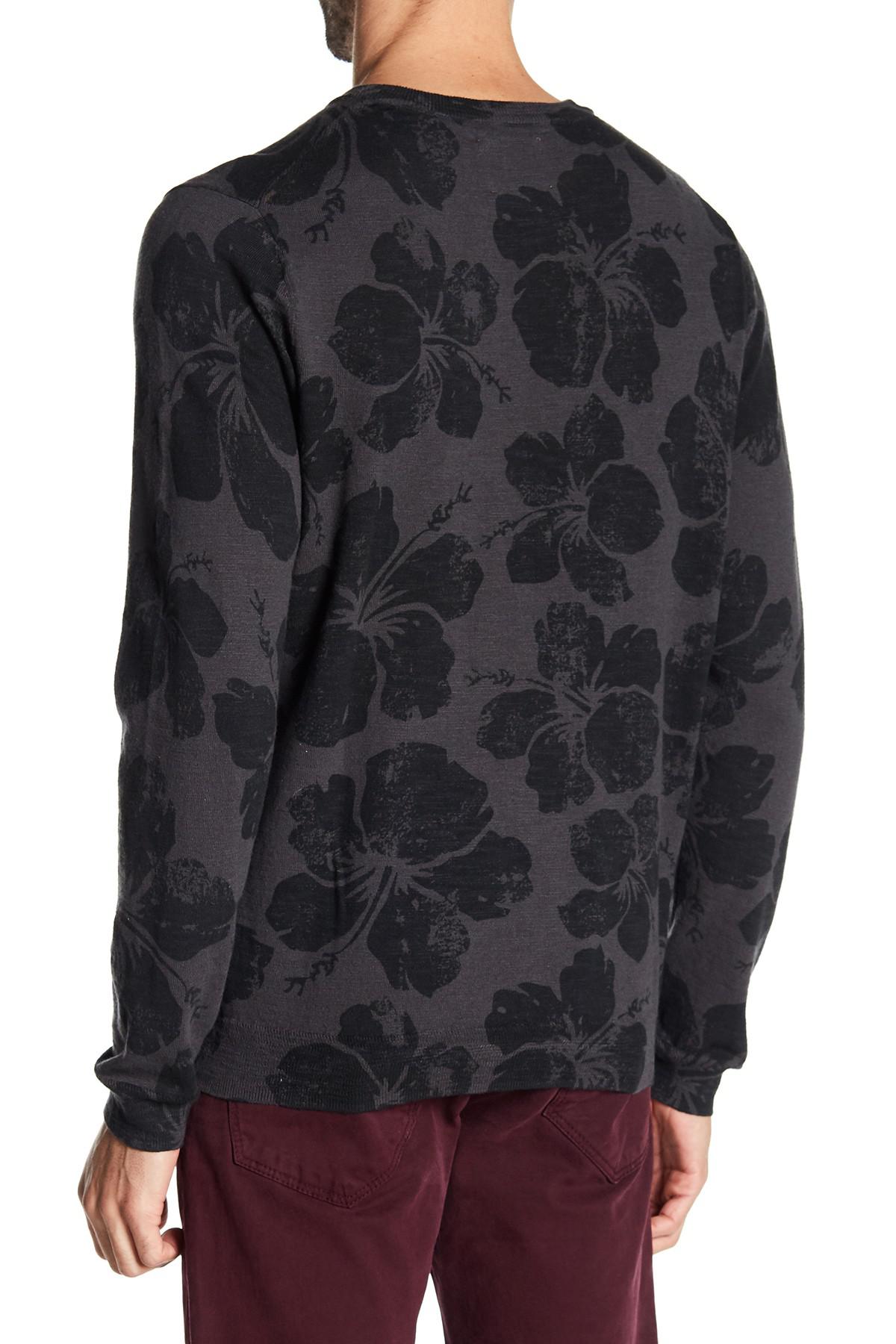 lucky brand floral sweater