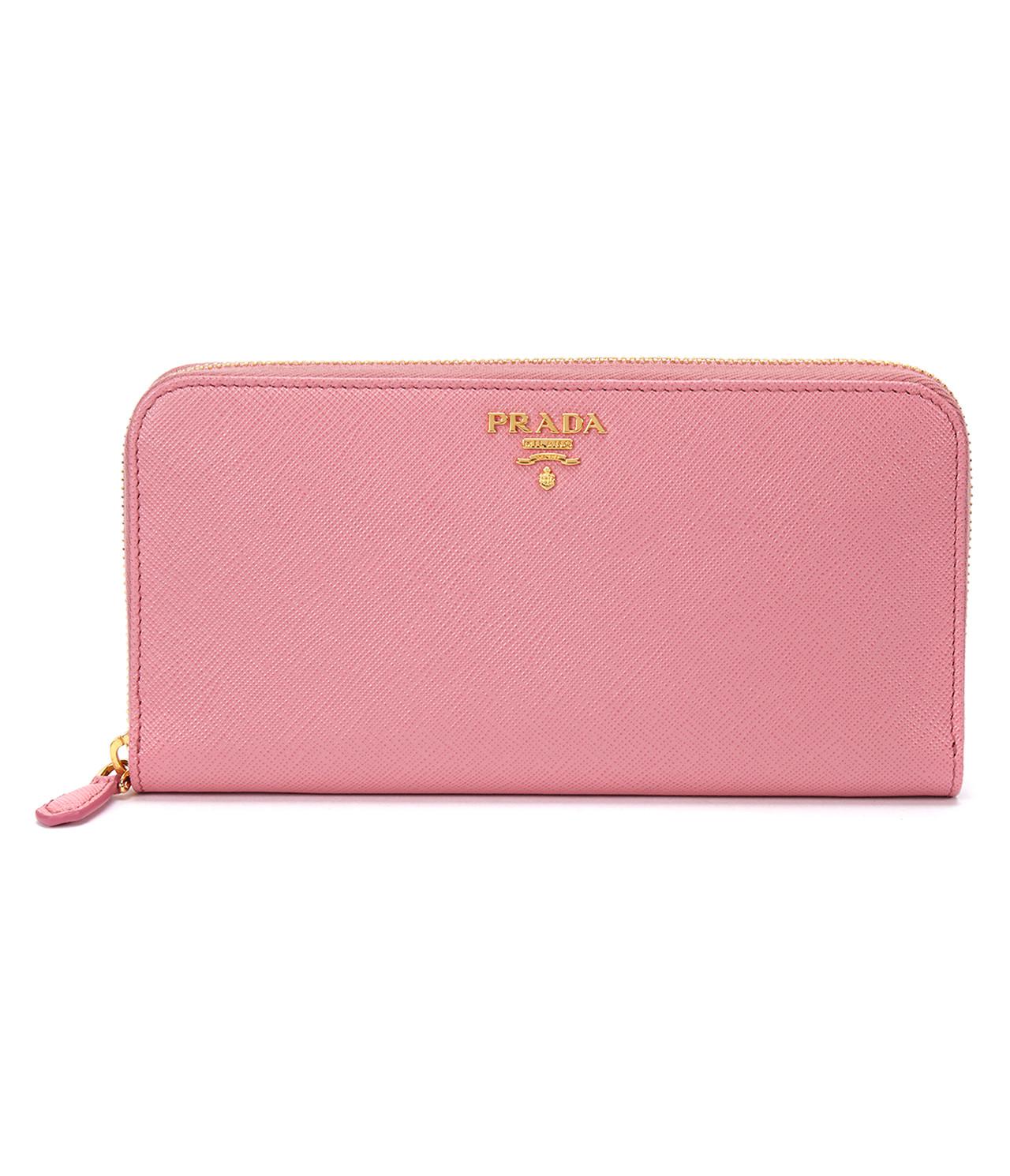 Lyst - Prada 17ss Women's Zip Around Wallet 1ml506 Petalo in Pink