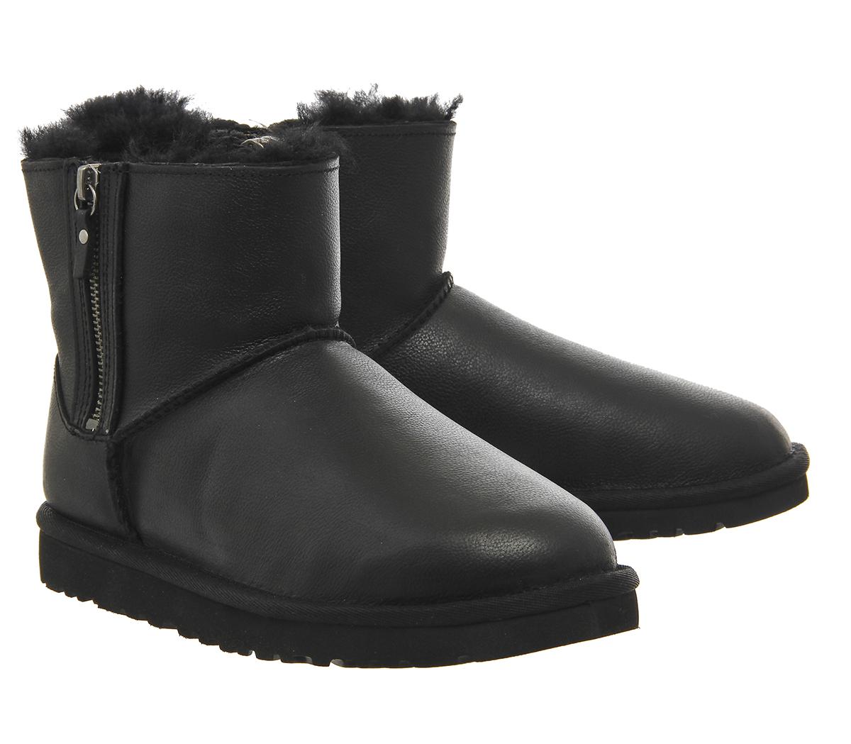 ugg classic mini double zip leather