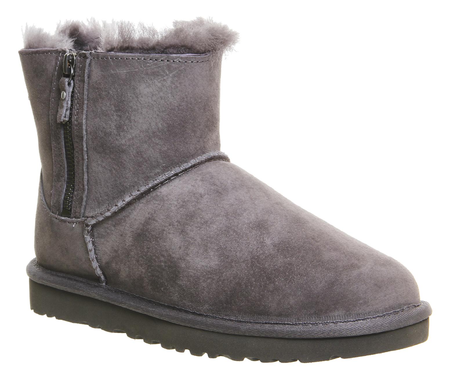 ugg classic mini double zip leather