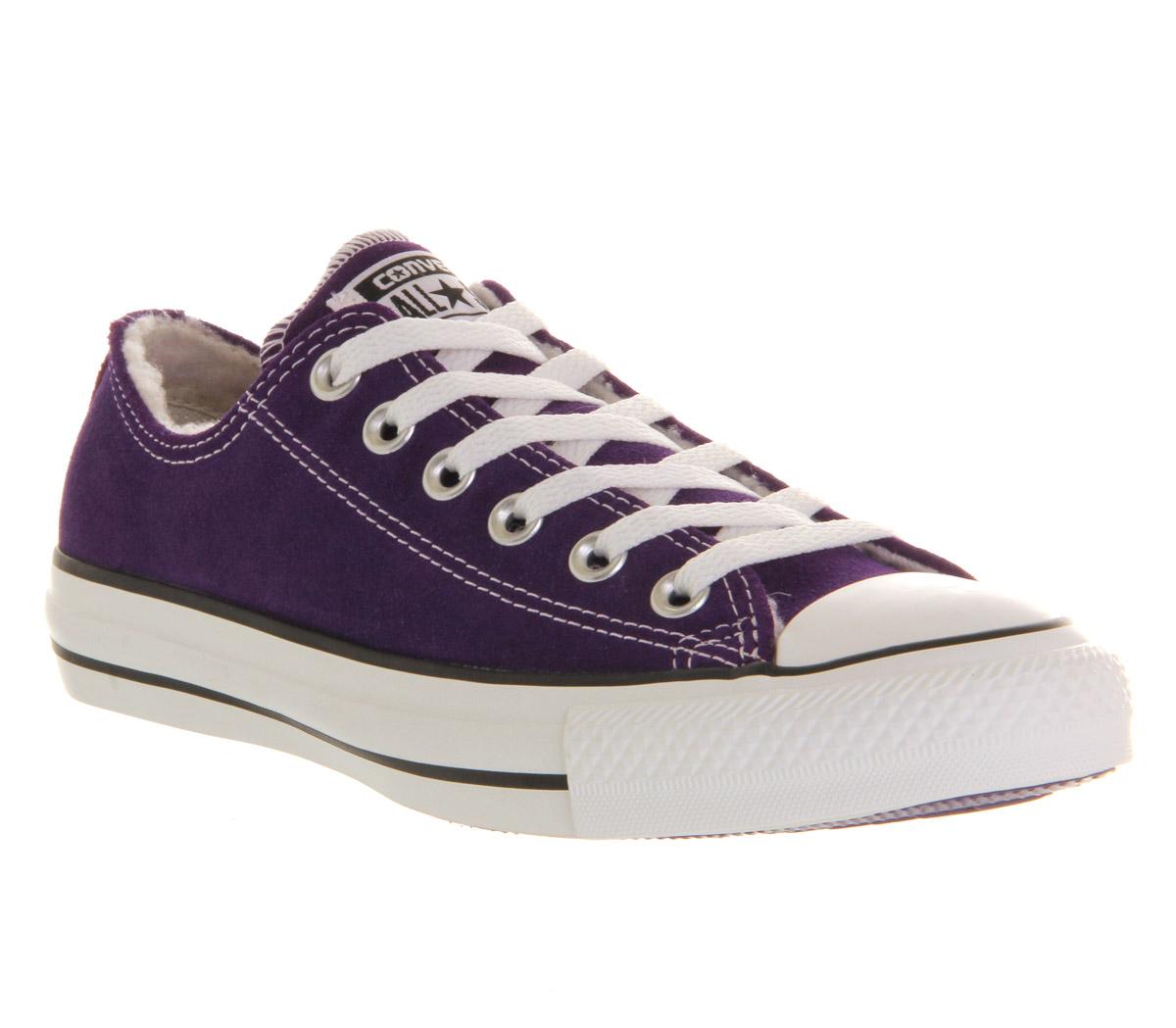 Converse All Star Low in Purple | Lyst