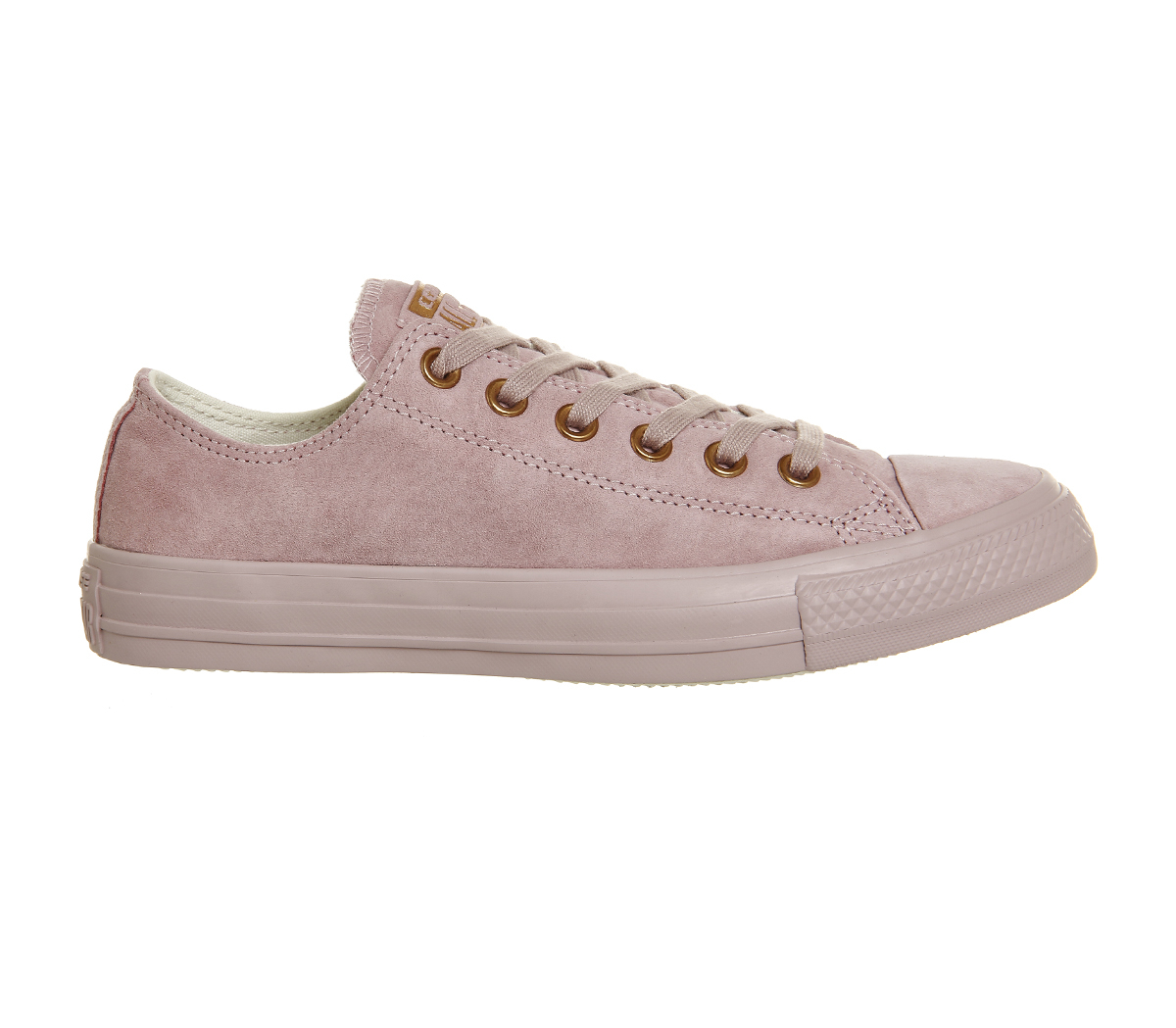 Converse All Star Low Leather in Pink (lilac) | Lyst