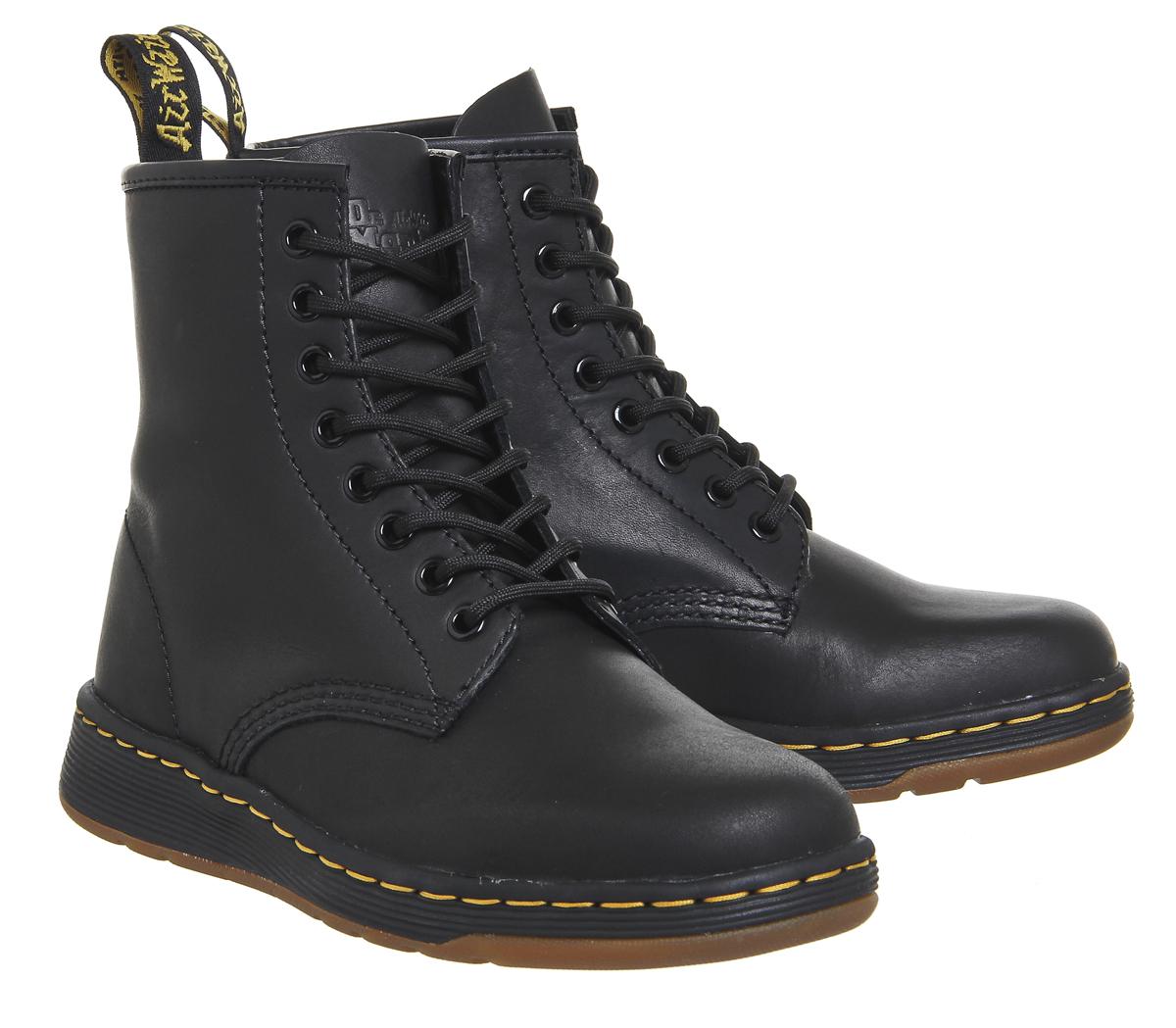 Lyst - Dr. Martens Newton 8 Eye Boots in Black