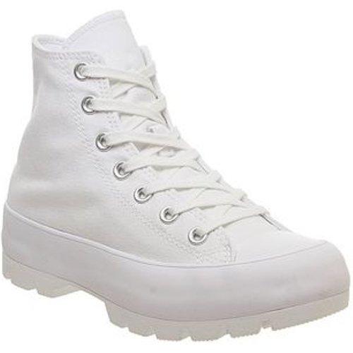 Converse Chuck Taylor All Star Lugged Hi in White - Lyst