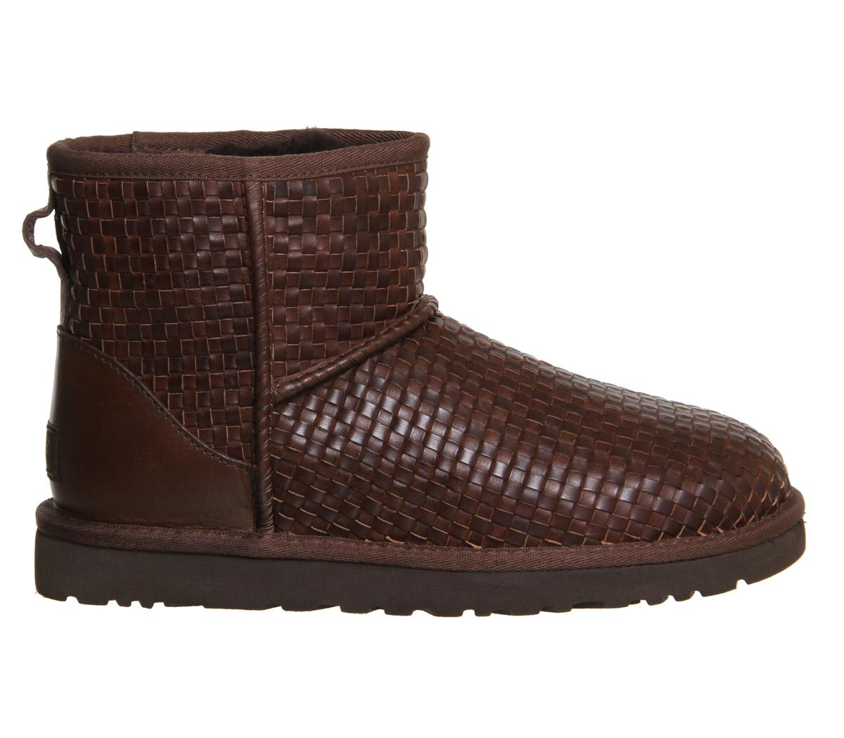 ugg brown mini boots