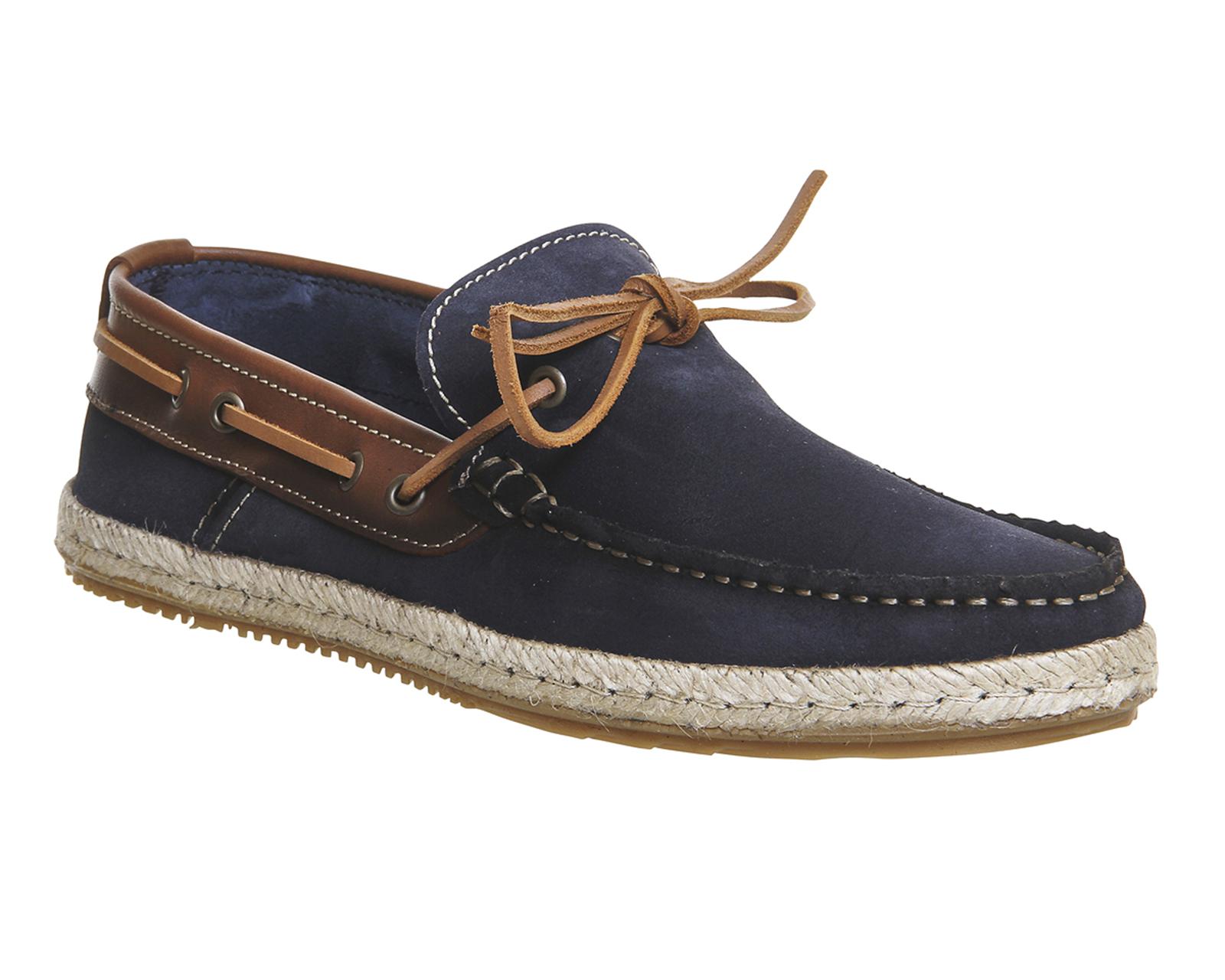 Office Done Boat Shoe In Blue For Men Lyst Gallery