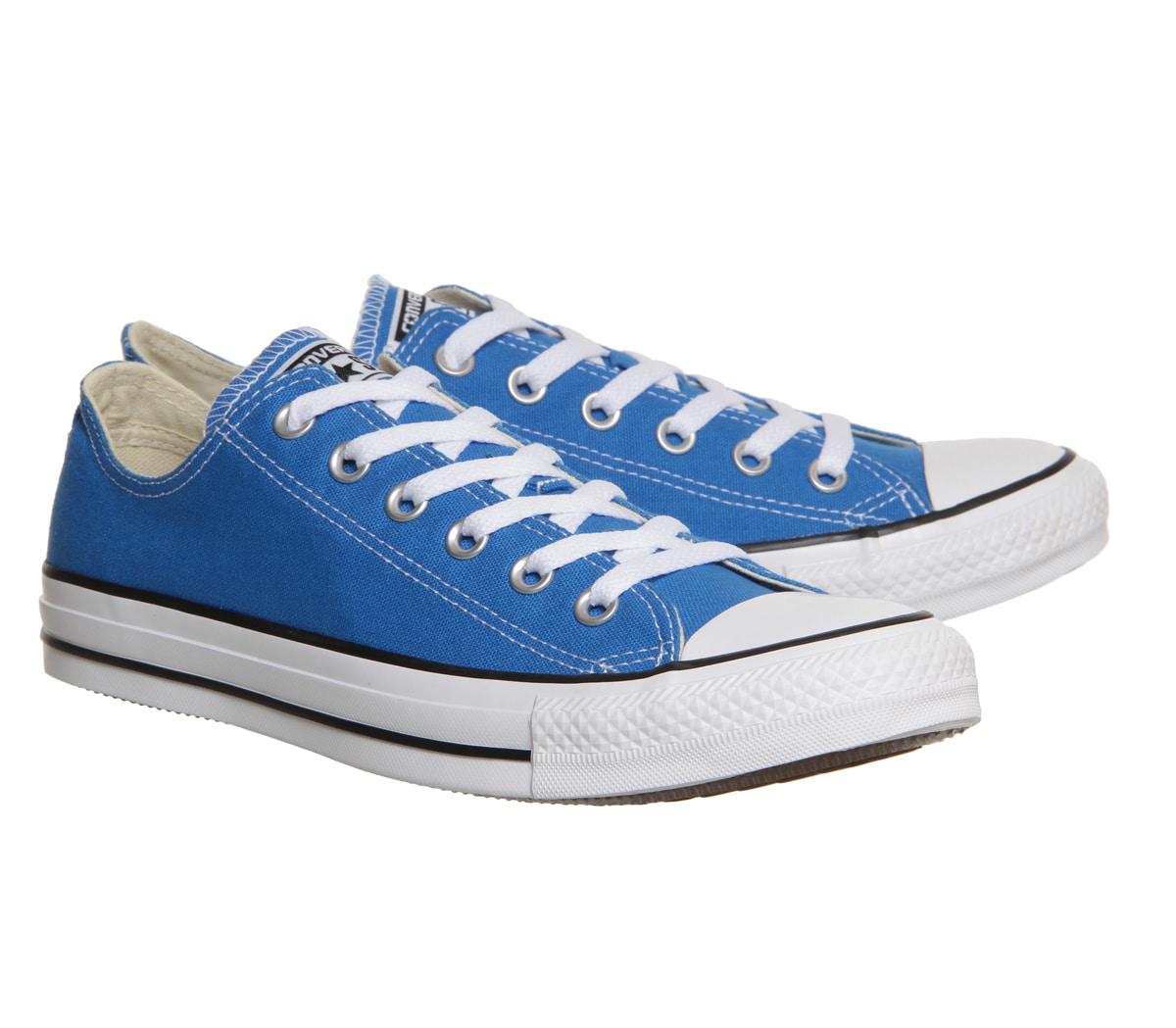 Lyst - Converse All Star Low in Blue