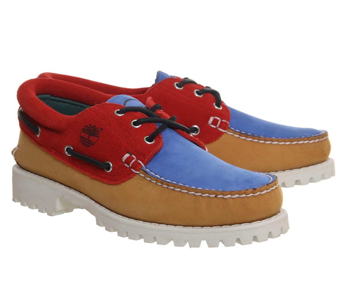 Timberland Multicolor Lug Boat Shoes for men Timberland Multicolor Lug Boat Shoes for men