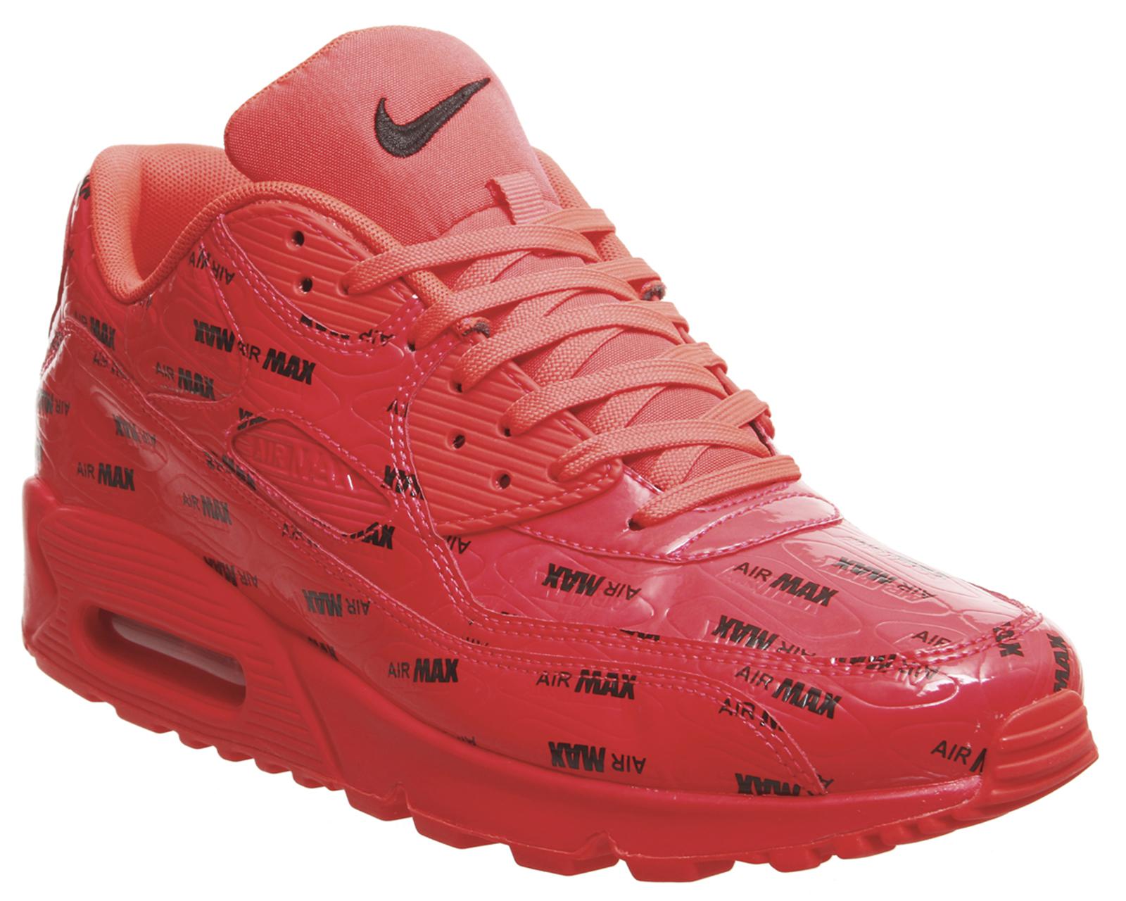 nike air max 90 trainers red nike air max 90 trainers red
