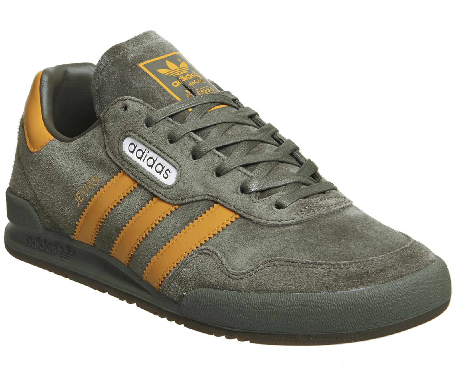 adidas jeans super formatori in verde per gli uomini lyst adidas jeans super formatori in verde per gli uomini lyst