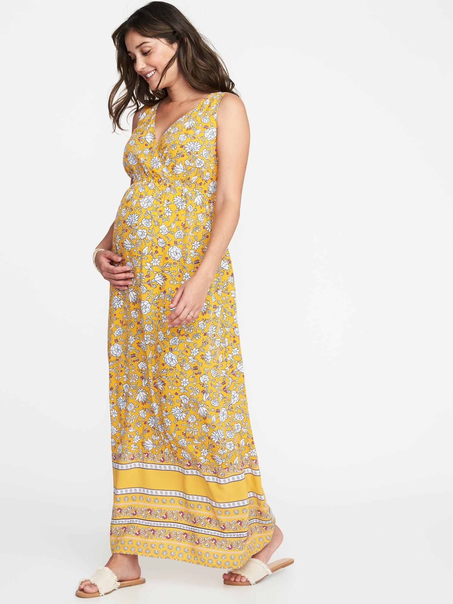 old navy maternity maxi dress